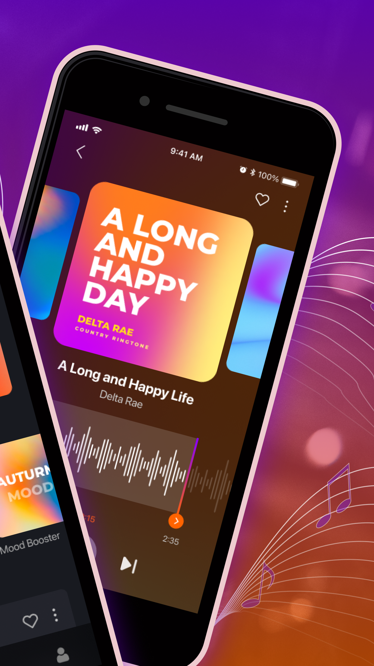 اسکرین شات 2 برنامه Country Ringtones & Podcasts