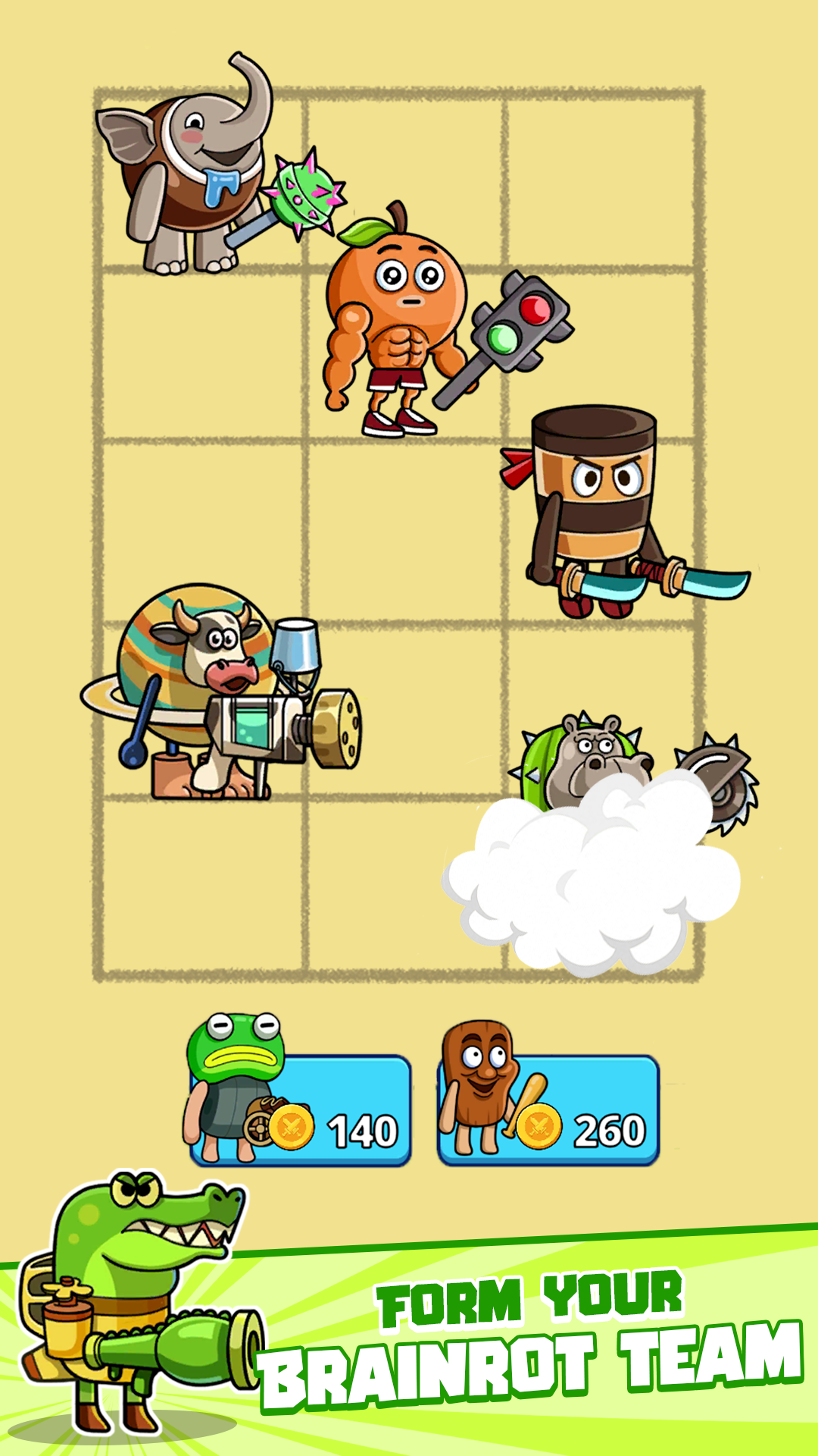 اسکرین شات 2 بازی Brainrod Merge Battle