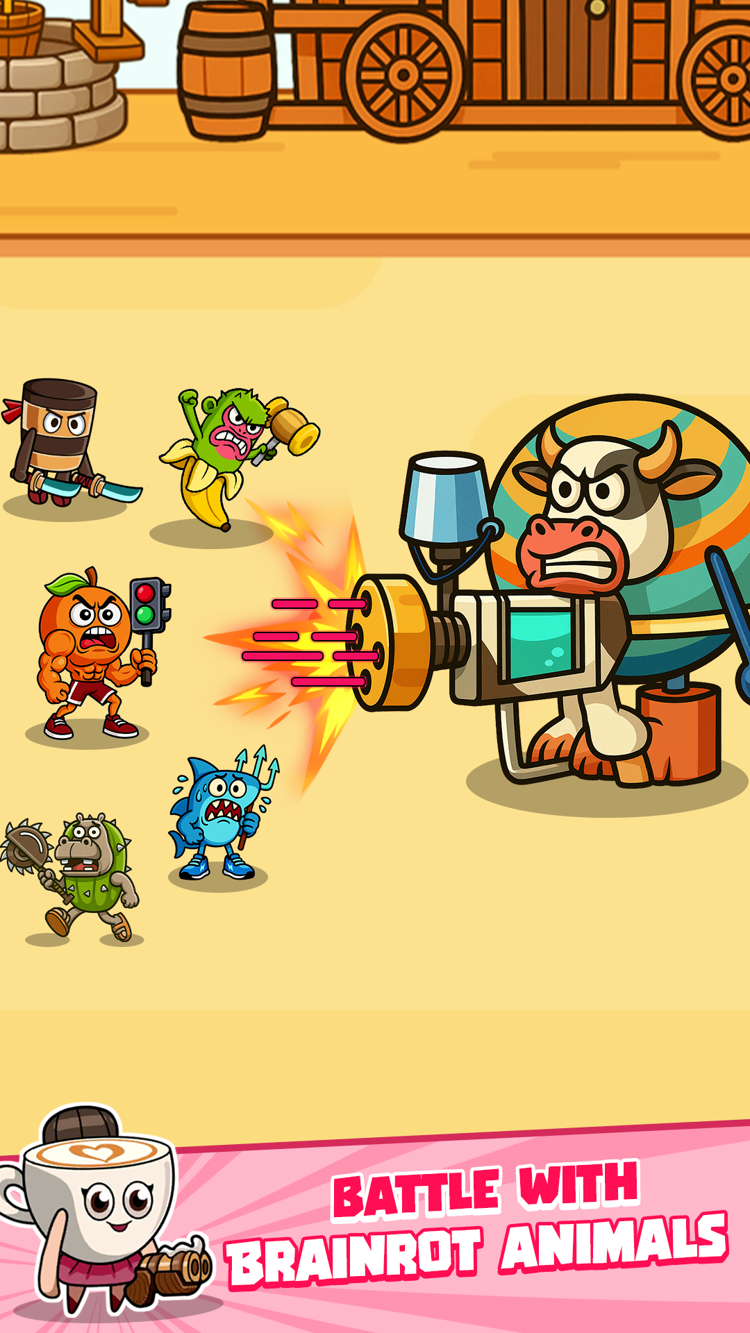 اسکرین شات 3 بازی Brainrod Merge Battle