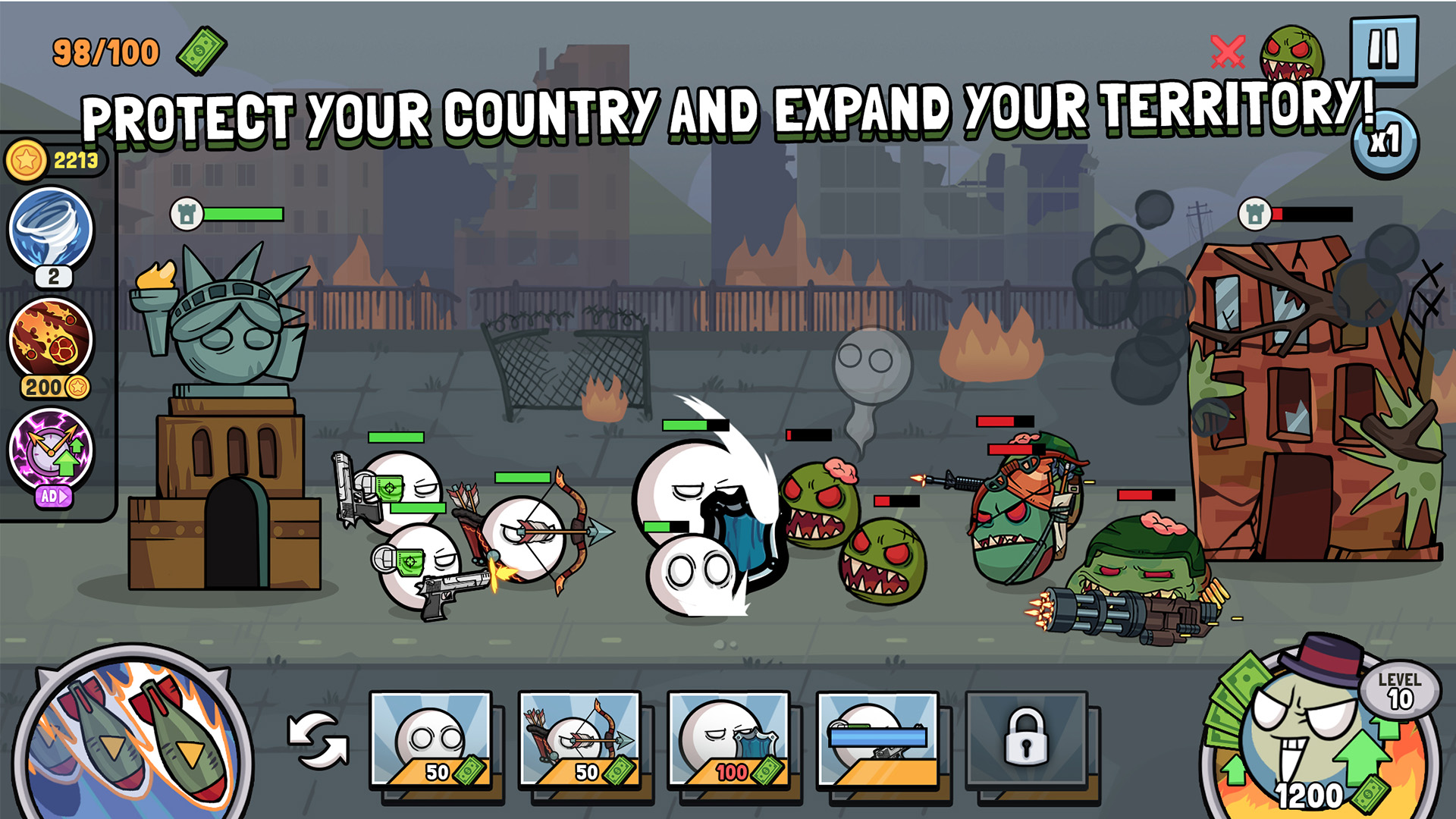 اسکرین شات 1 بازی Balls War: Conquer the World