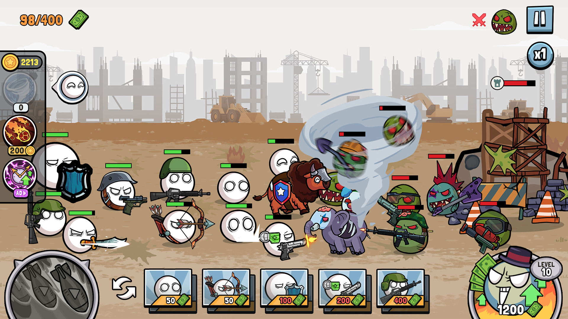 اسکرین شات 4 بازی Balls War: Conquer the World
