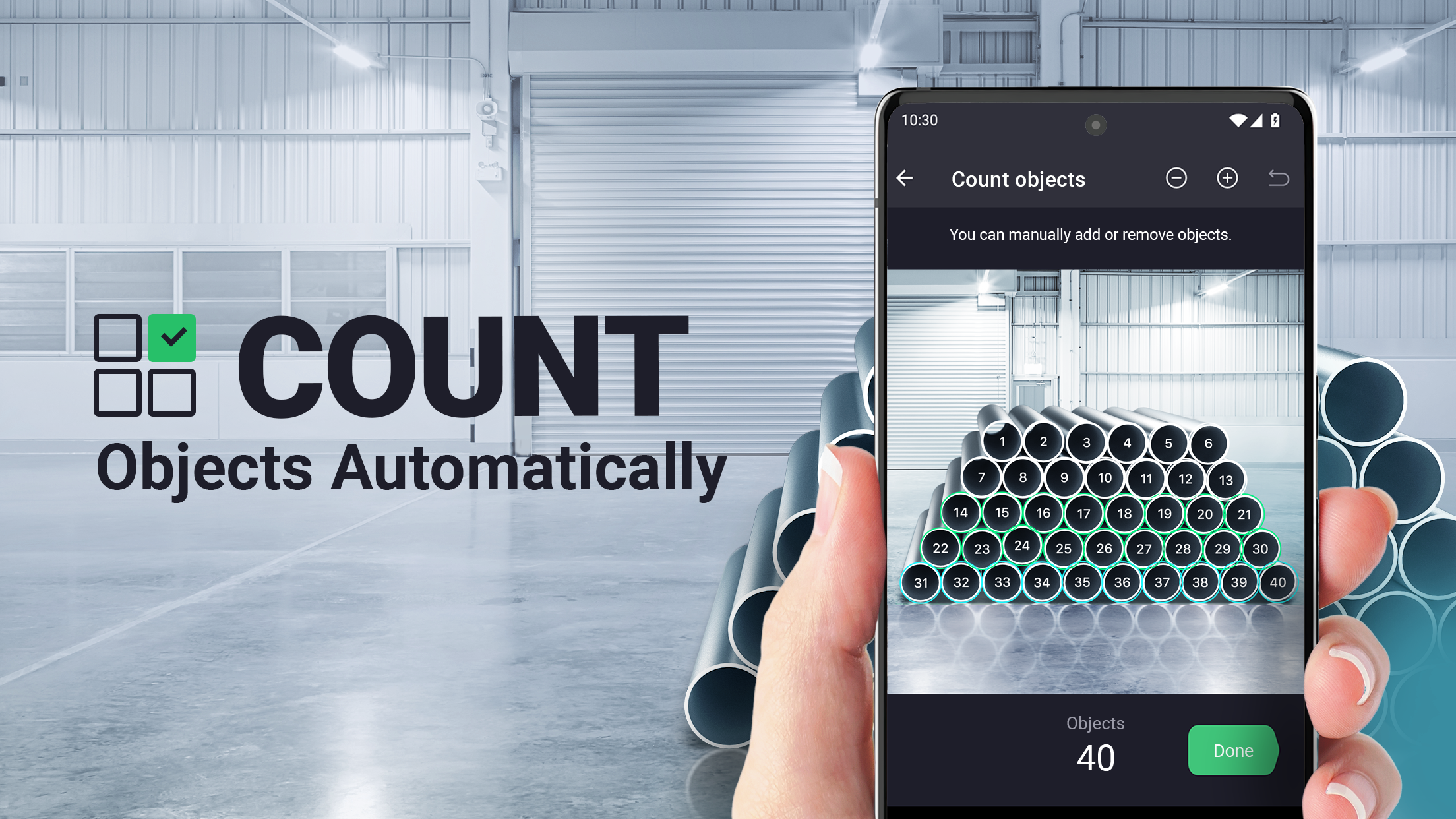 اسکرین شات 1 برنامه Count This・Counting Things App