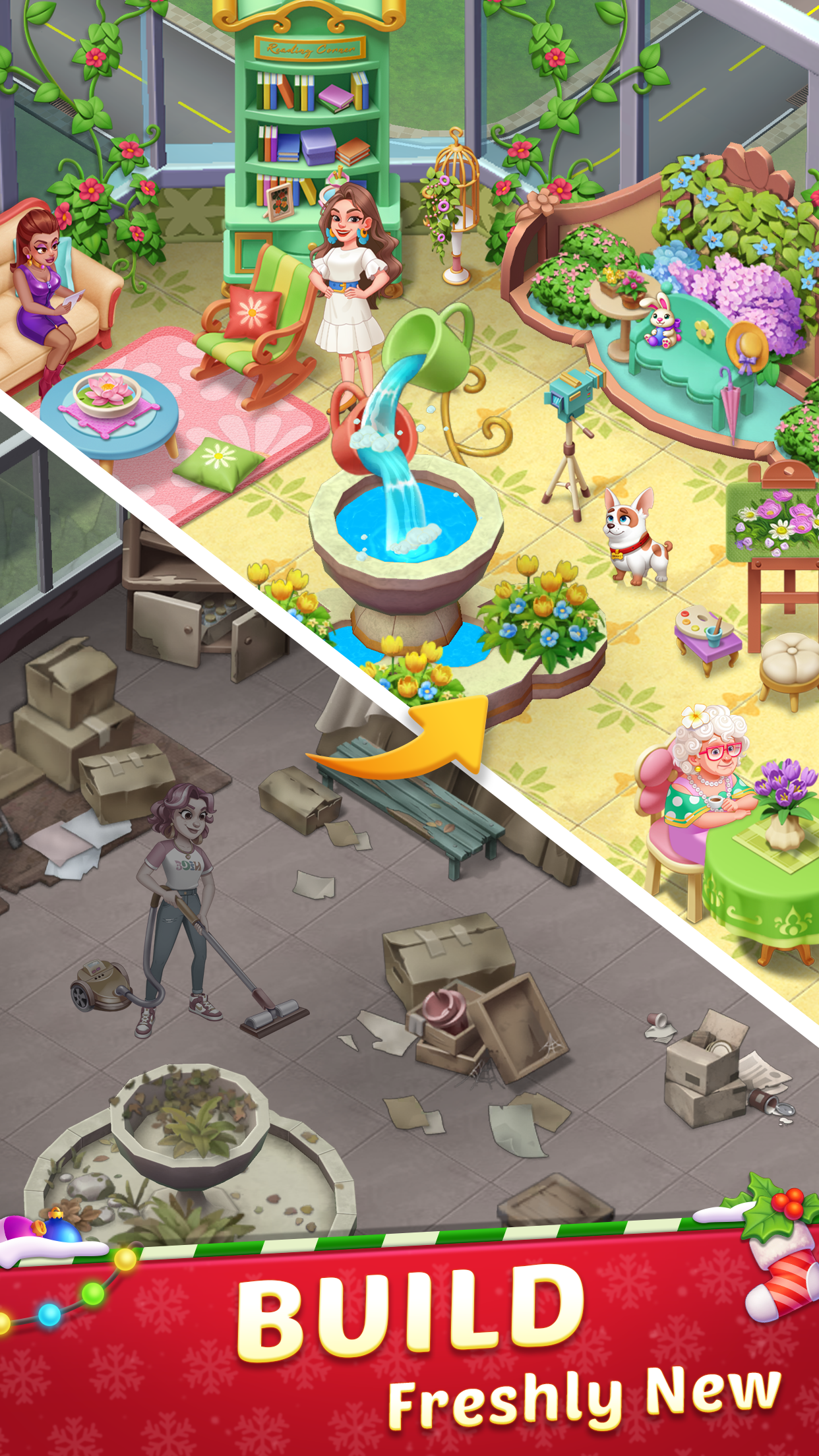 اسکرین شات 4 بازی County Story: Merge & Cooking