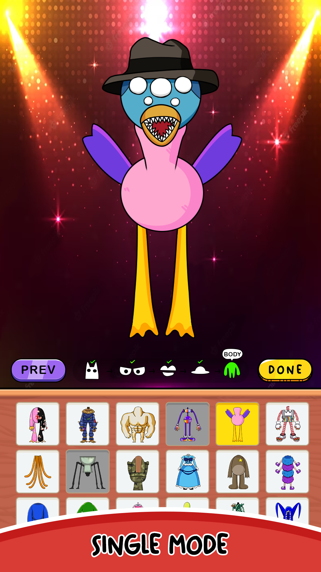 اسکرین شات 5 بازی Couple Mix Monster: Makeover