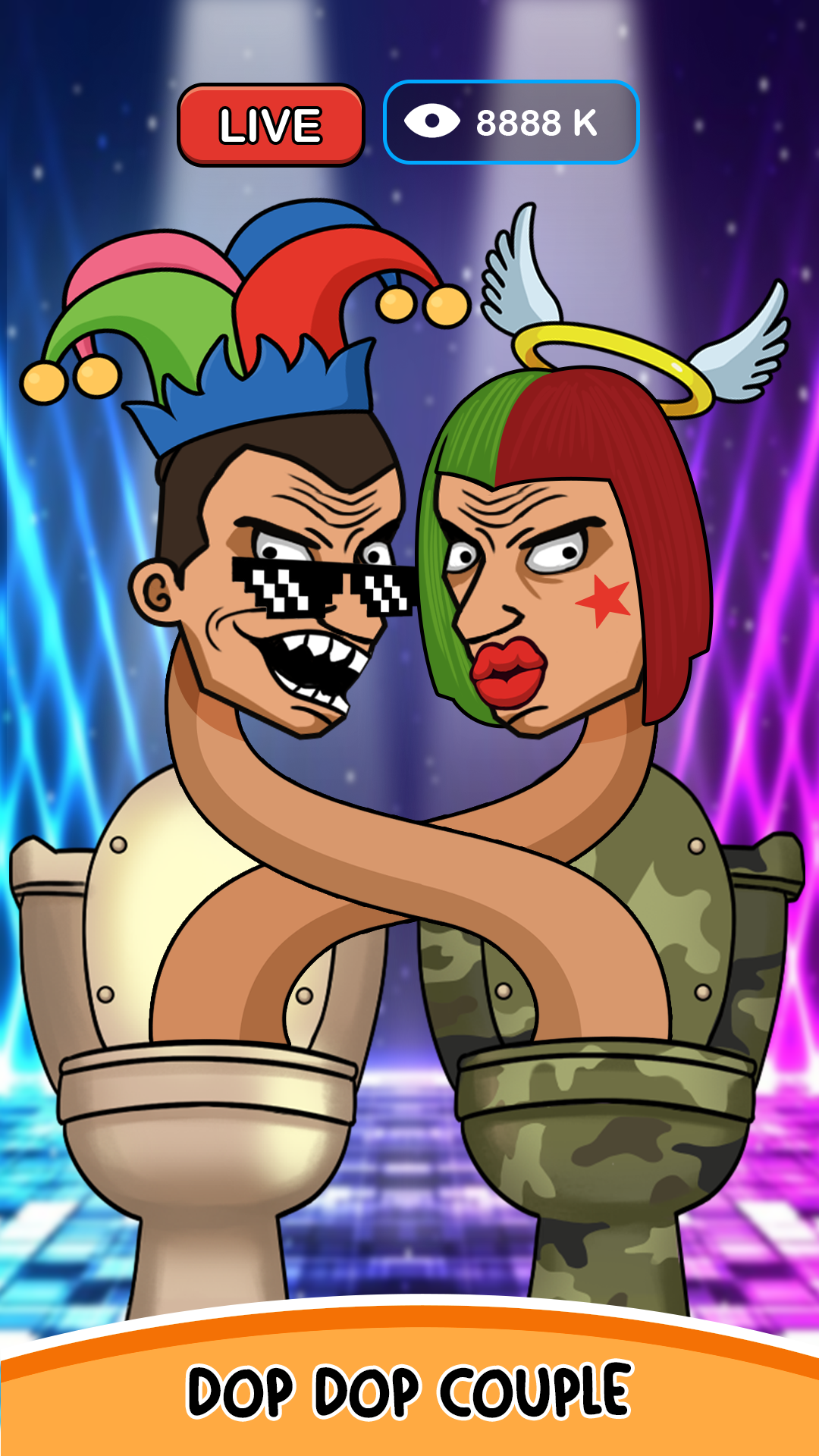اسکرین شات 1 بازی Couple Mix Monster: Makeover