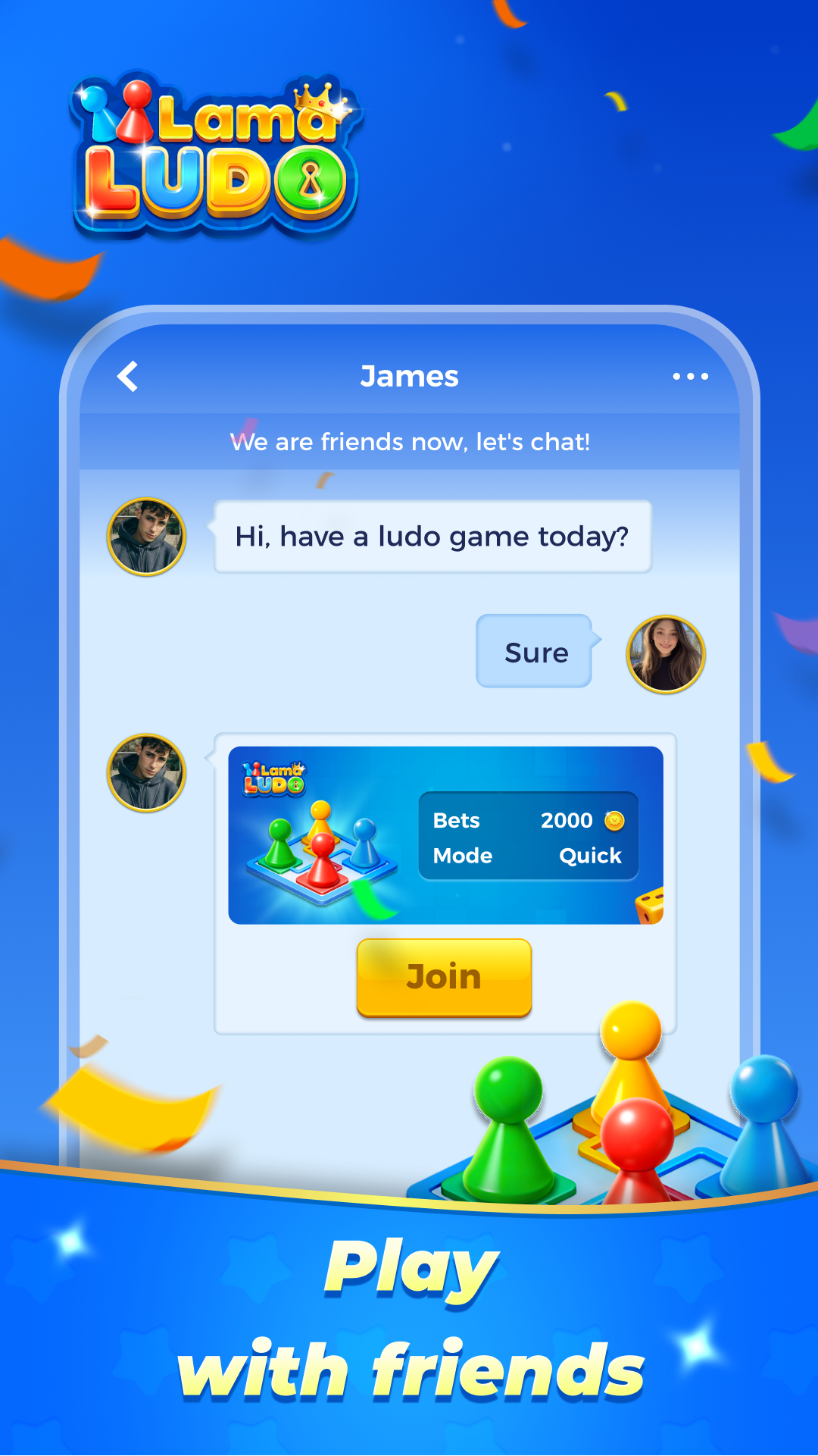 اسکرین شات 4 بازی Lama Ludo-Ludo&Chatroom