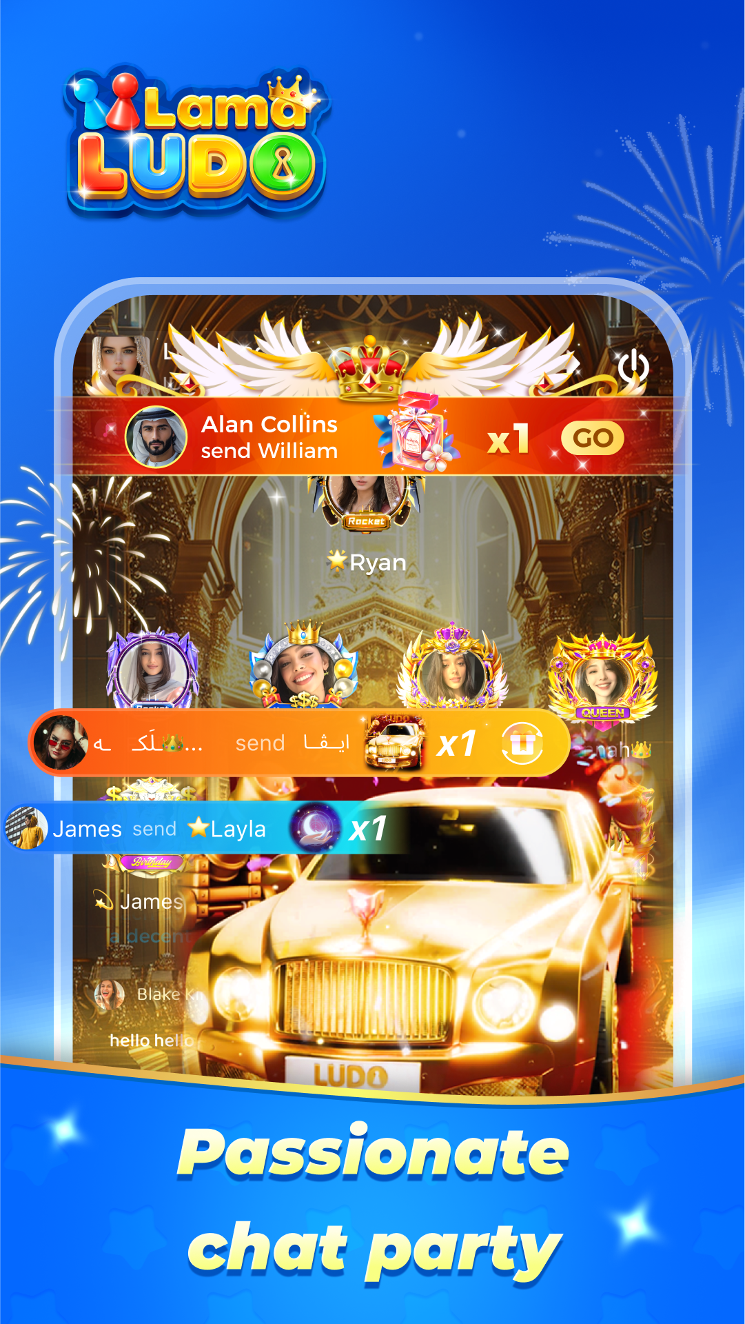 اسکرین شات 2 بازی Lama Ludo-Ludo&Chatroom