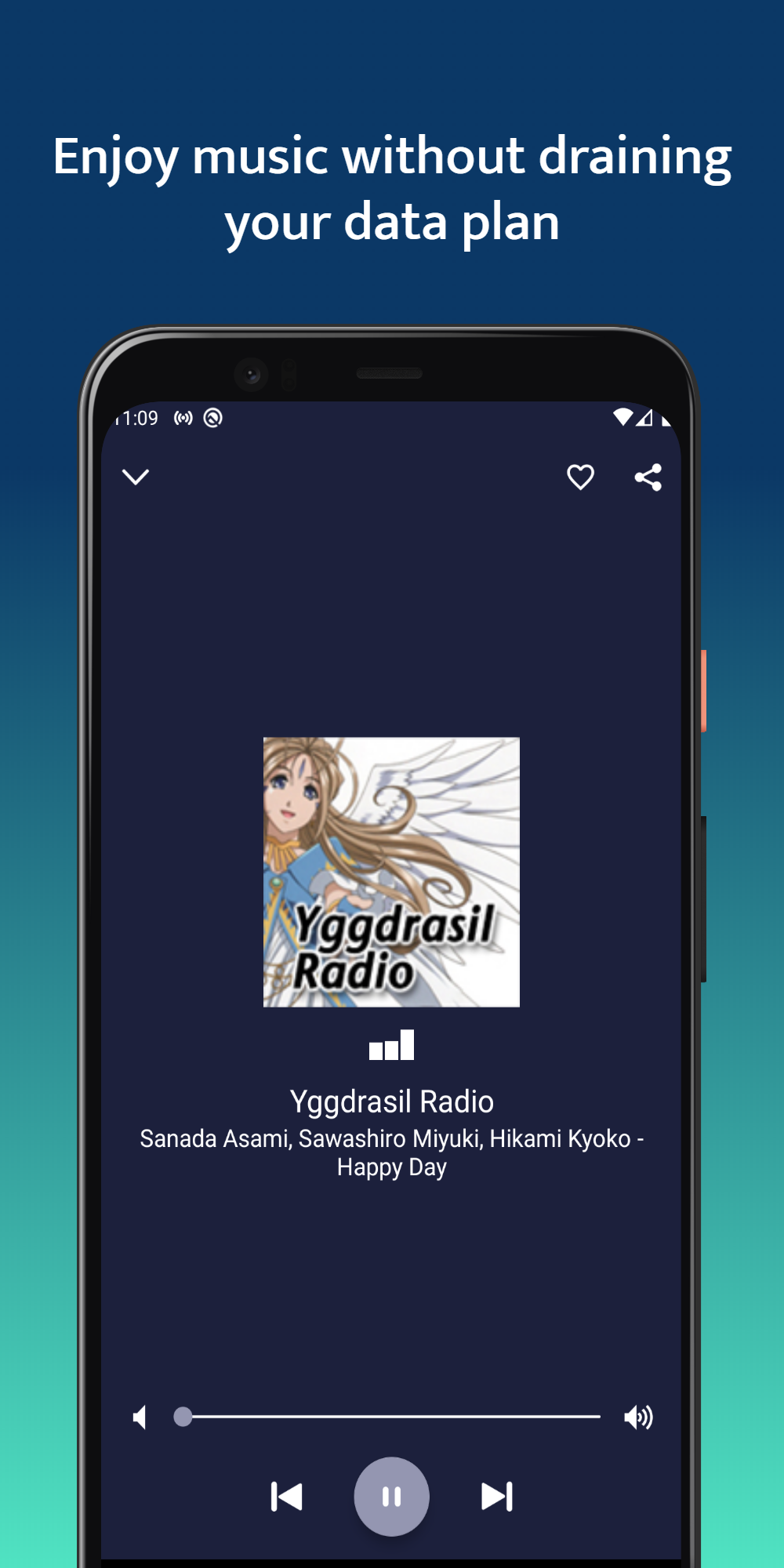 اسکرین شات 2 برنامه Anime Music – Anime Radio 2025