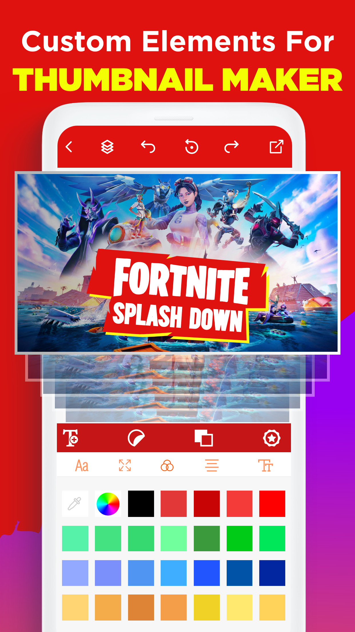 اسکرین شات 3 برنامه Thumbnail Maker - Channel art
