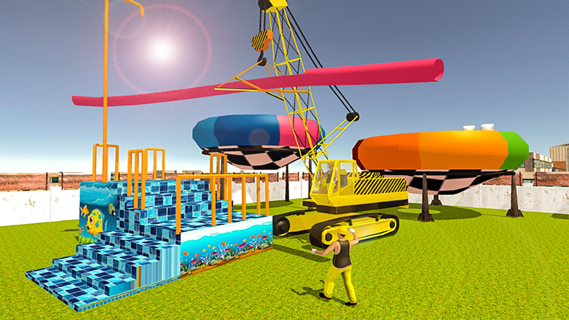 اسکرین شات 2 بازی Build Water Theme Park Games