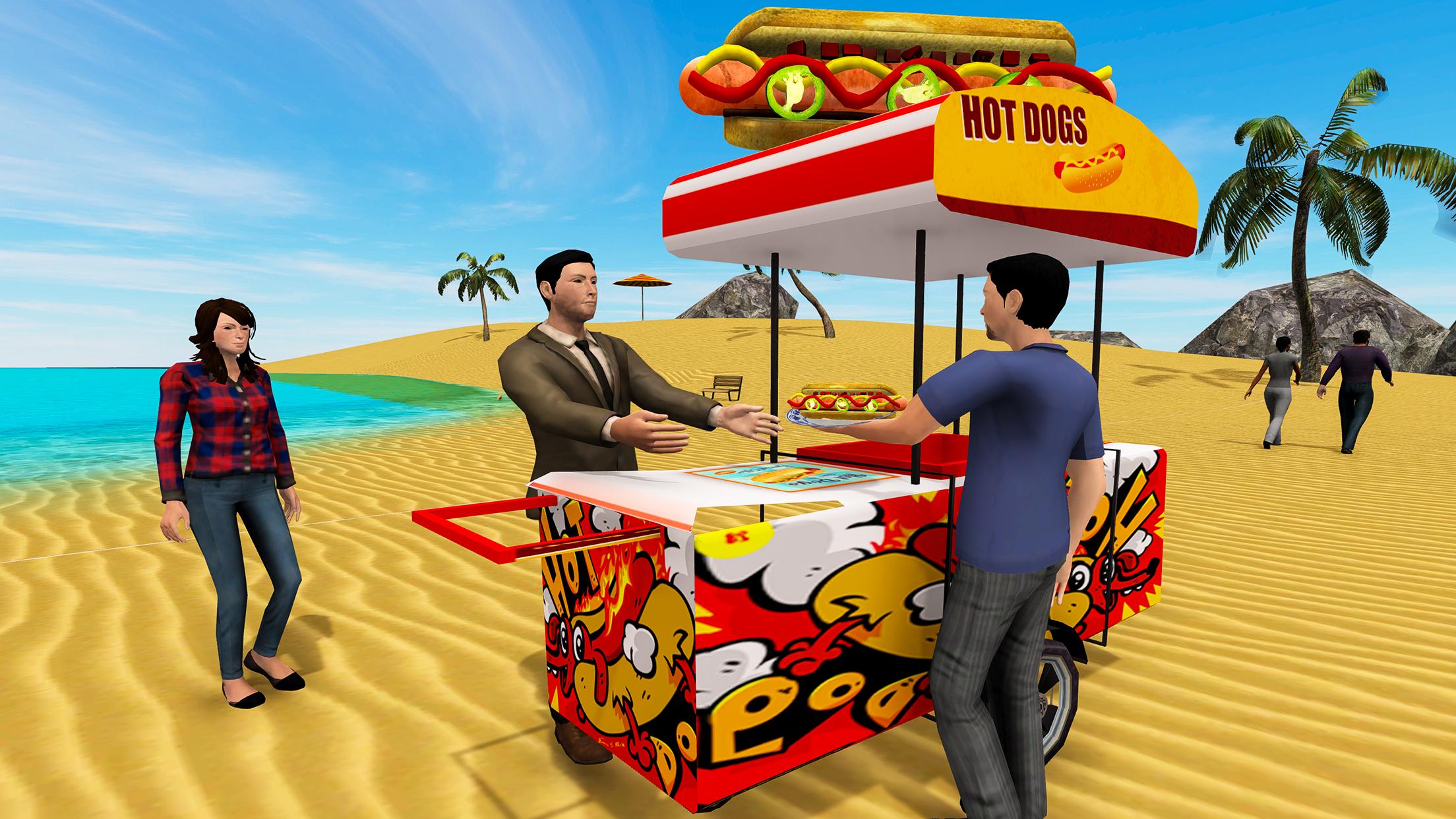 اسکرین شات 3 بازی Hot Dog Delivery Food Truck