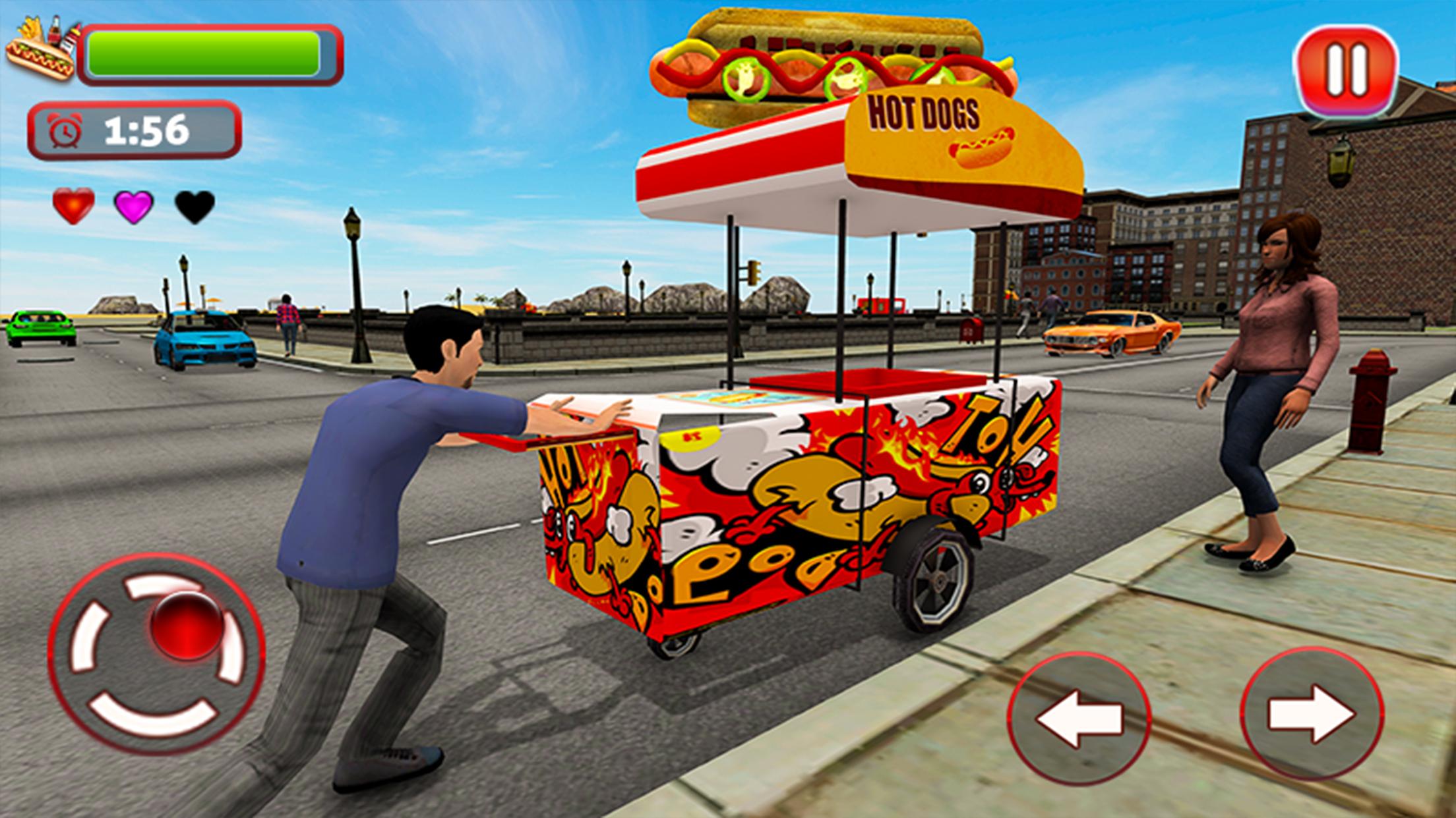 اسکرین شات 5 بازی Hot Dog Delivery Food Truck