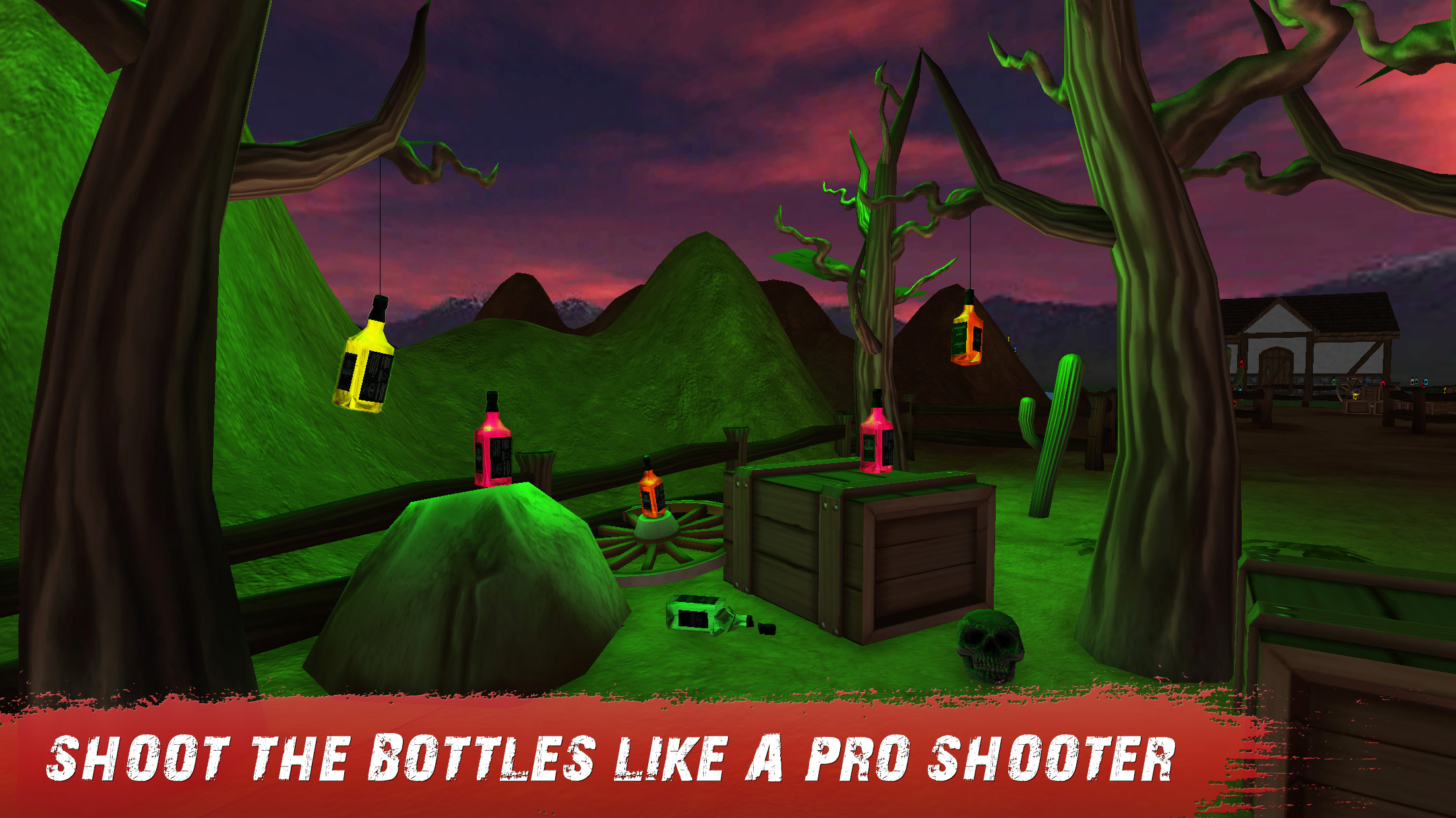 اسکرین شات 4 بازی Knock Bottles Down Gun Games