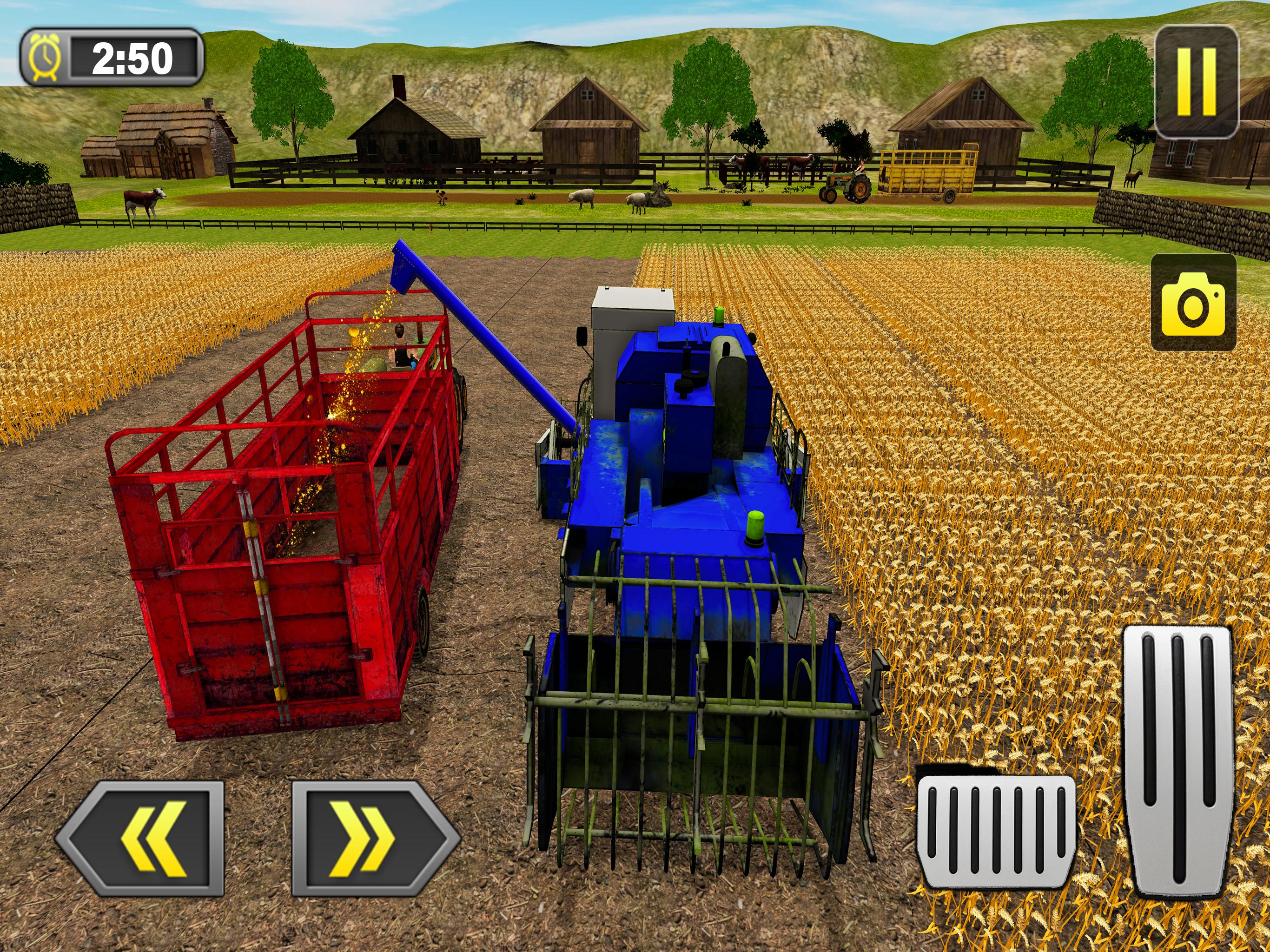اسکرین شات 4 بازی Real Farm Harvester 3D