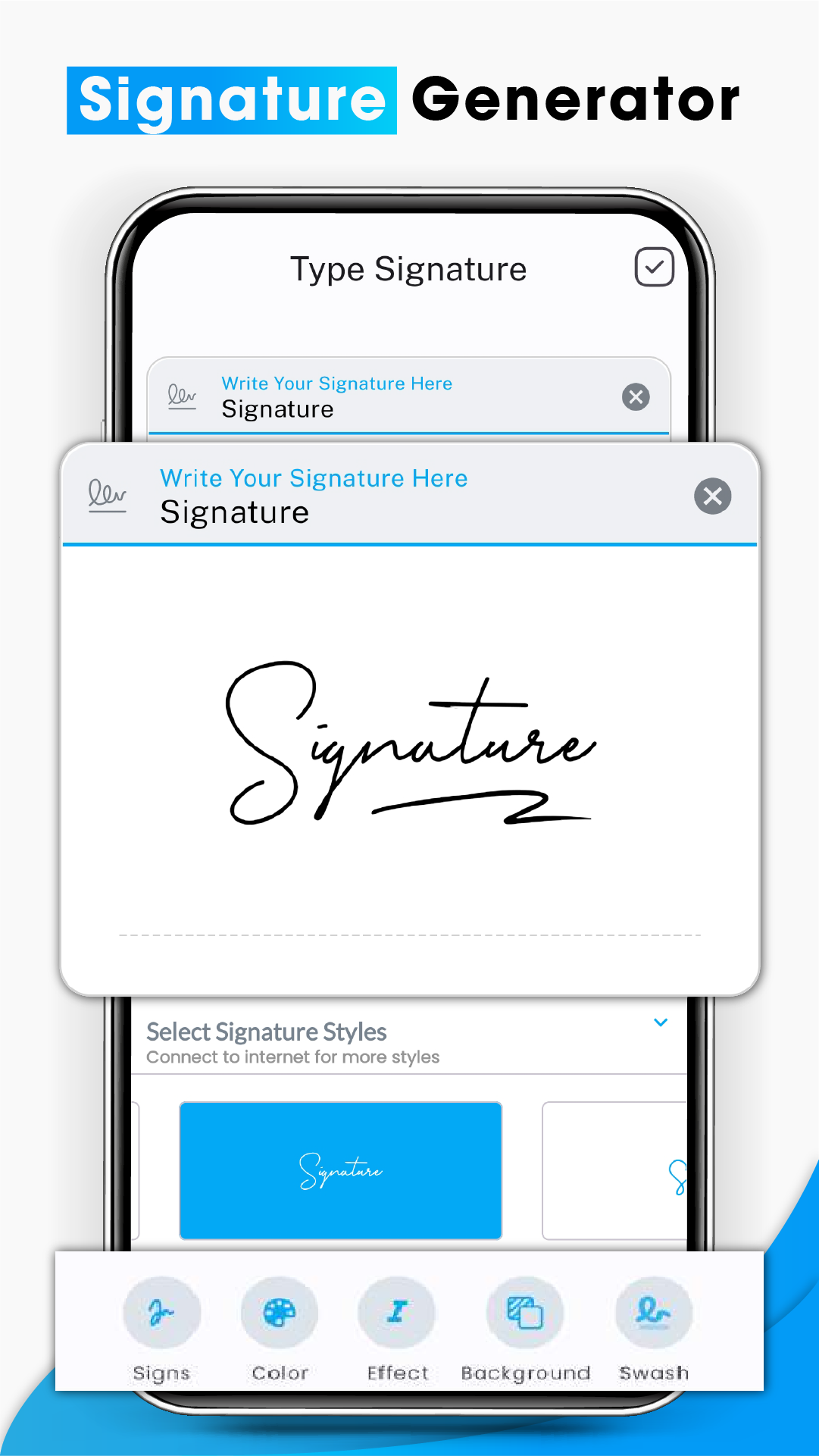 اسکرین شات 5 برنامه Electronic Signature Maker