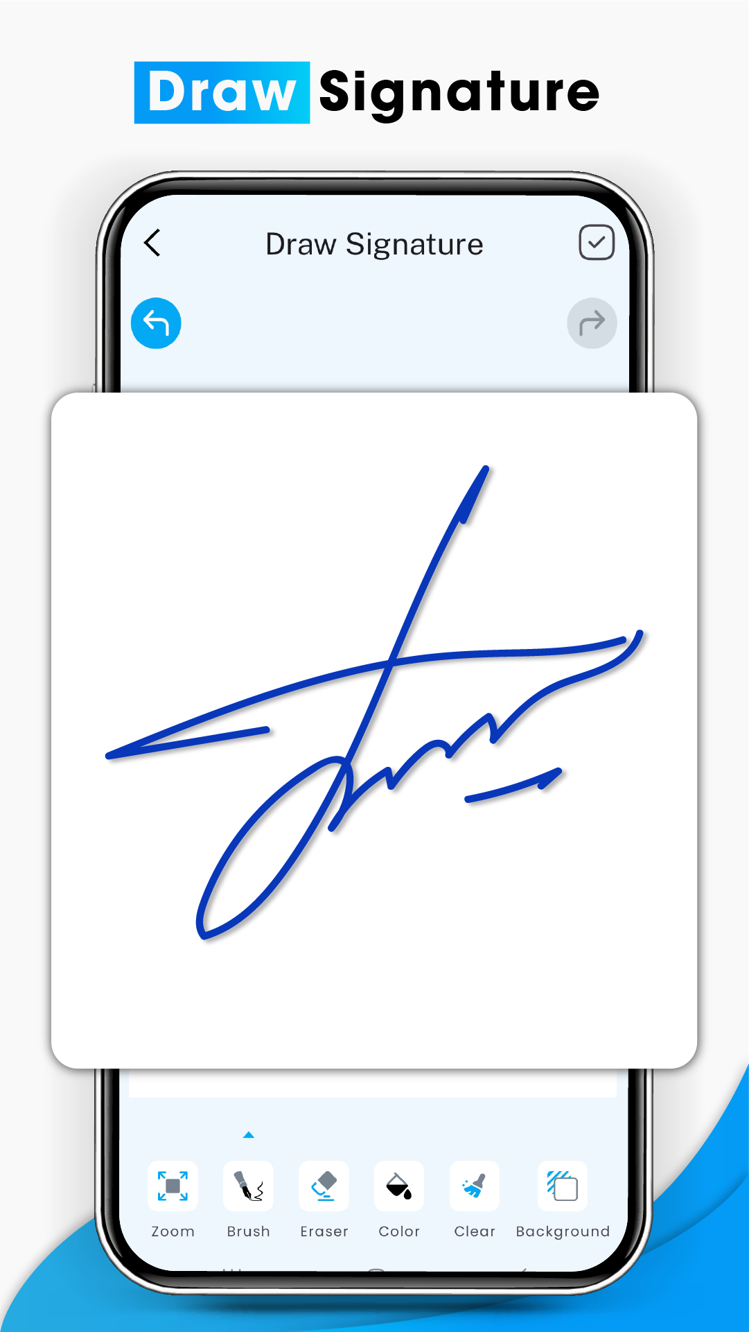 اسکرین شات 3 برنامه Electronic Signature Maker