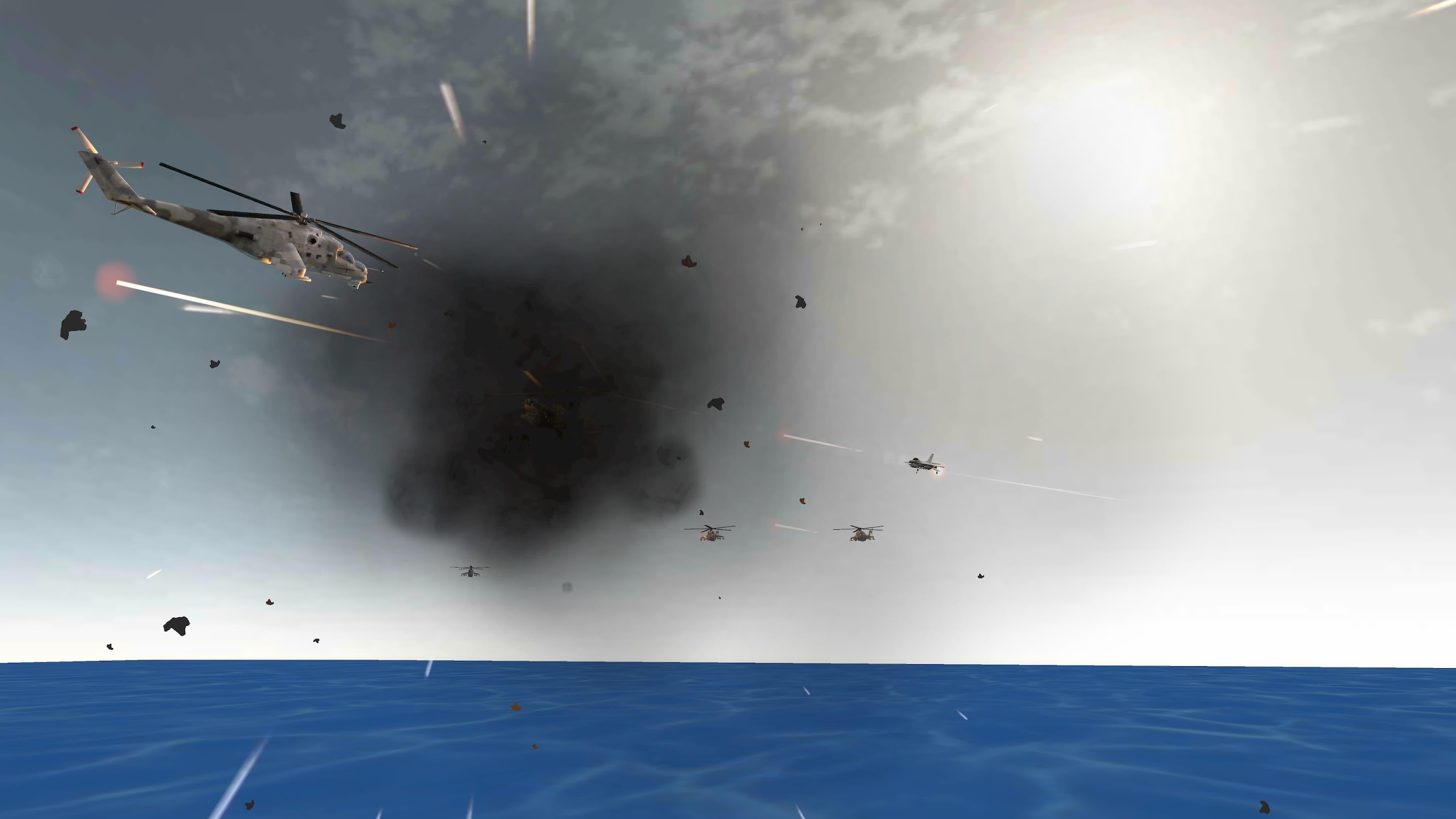 اسکرین شات 6 بازی Helicopter Gunship Battle