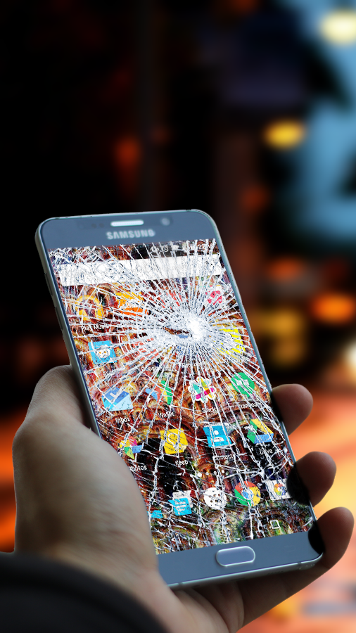اسکرین شات برنامه Broken Screen Prank 4