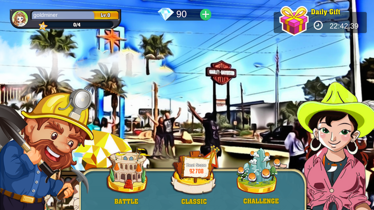 اسکرین شات 1 بازی Gold Miner Las Vegas