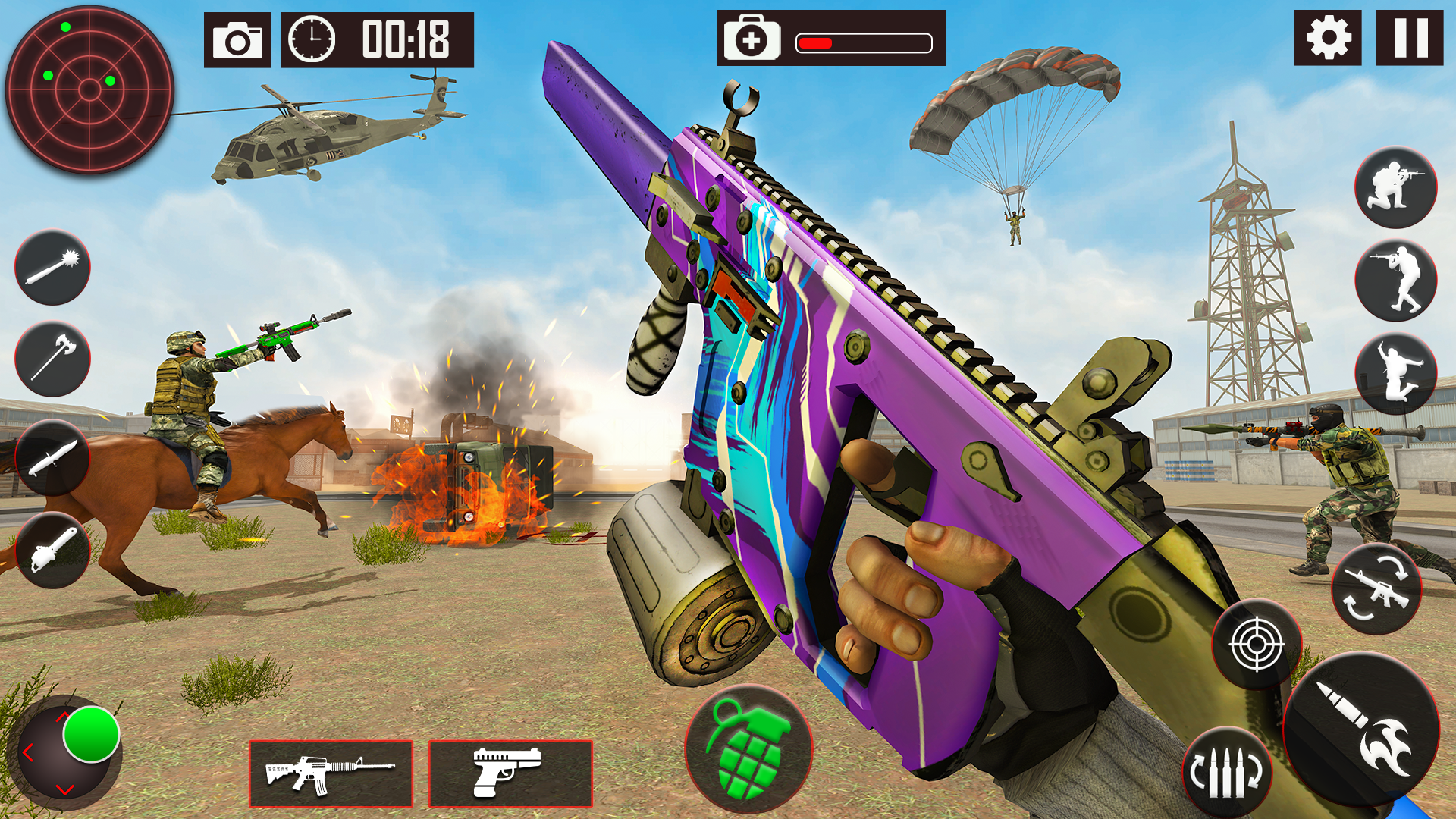 اسکرین شات 4 برنامه FPS Commando Shooting Gun Game