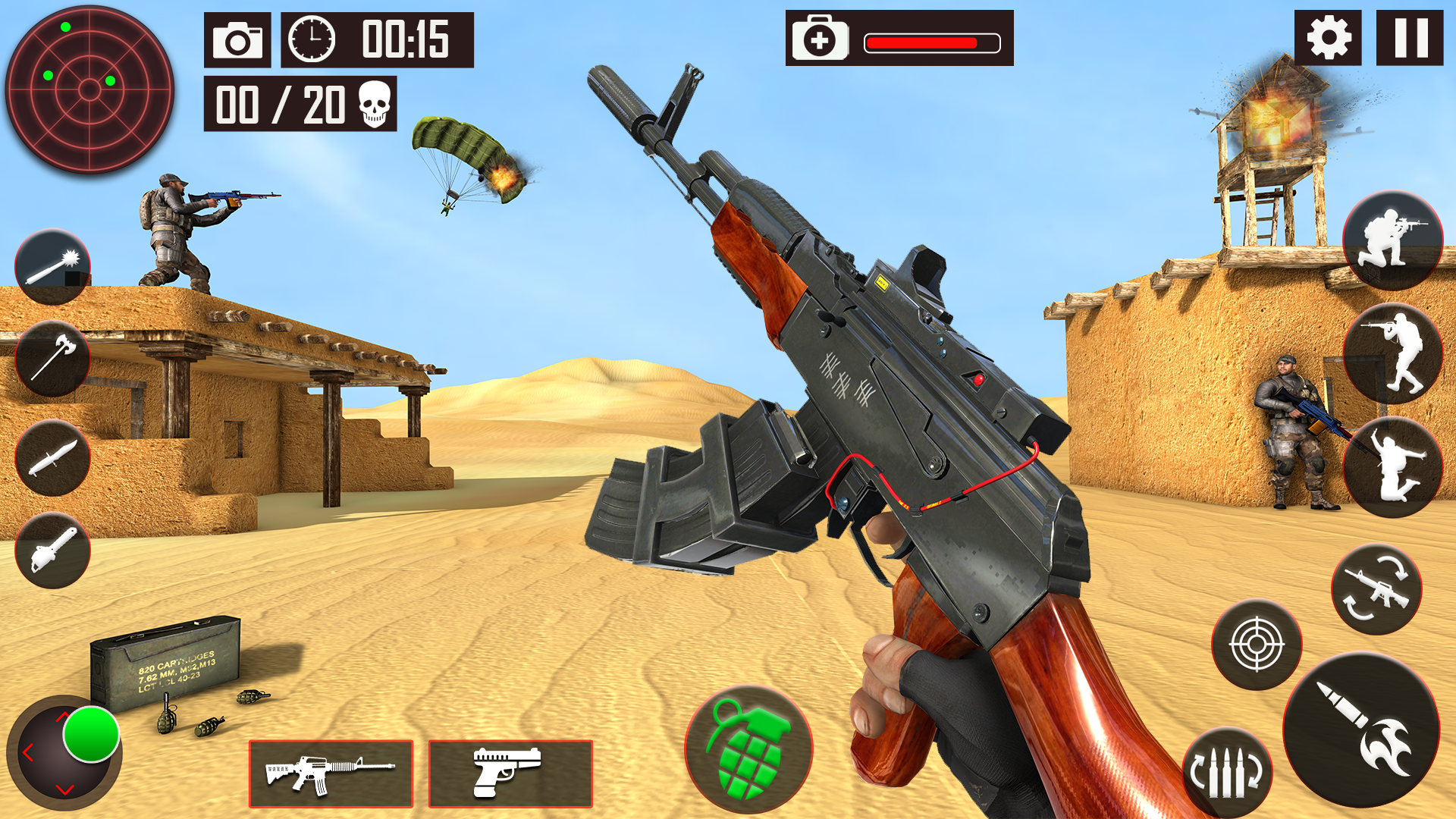 اسکرین شات 6 برنامه FPS Commando Shooting Gun Game