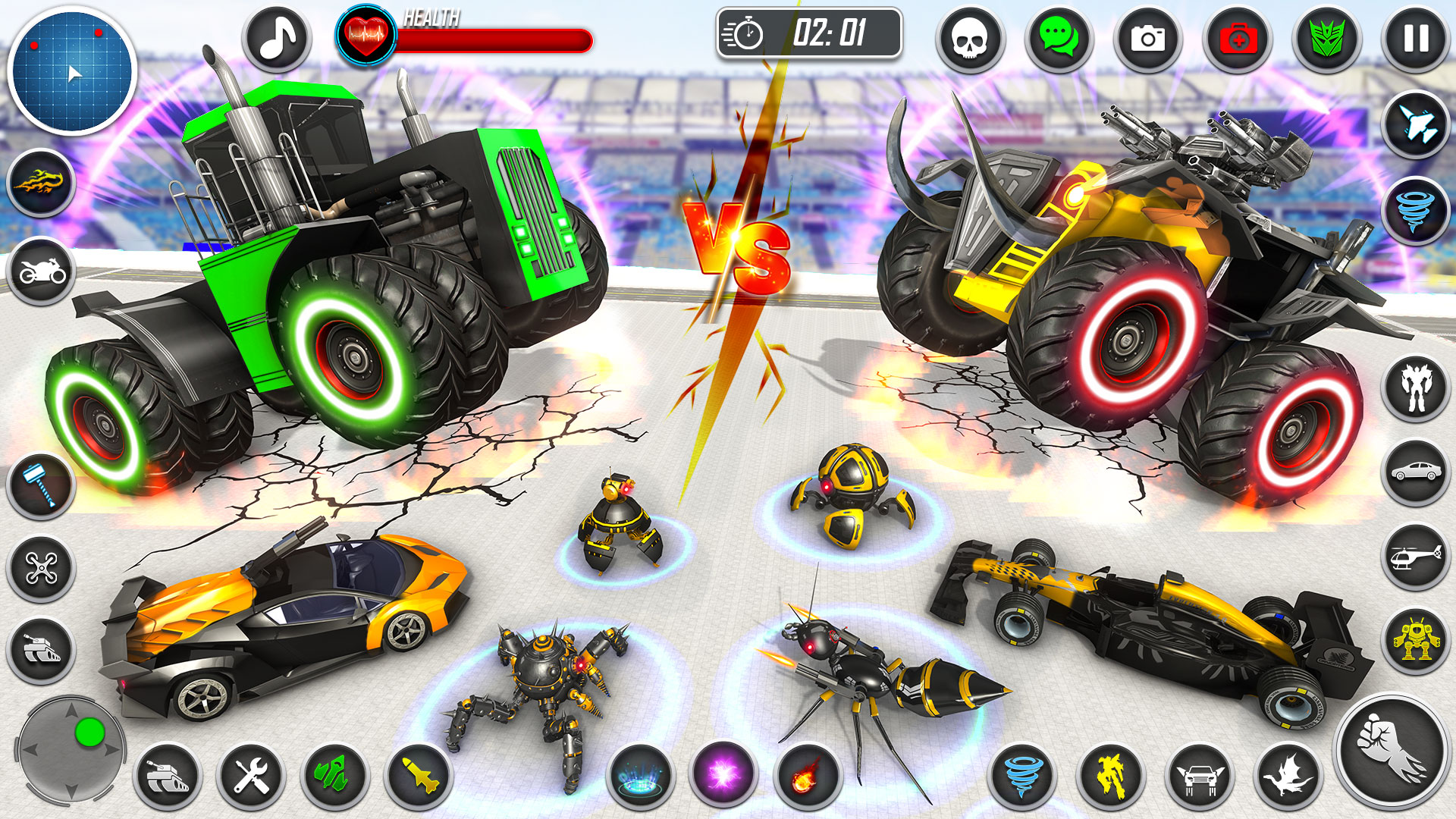 اسکرین شات 6 بازی Multi Animal Robot Car Games