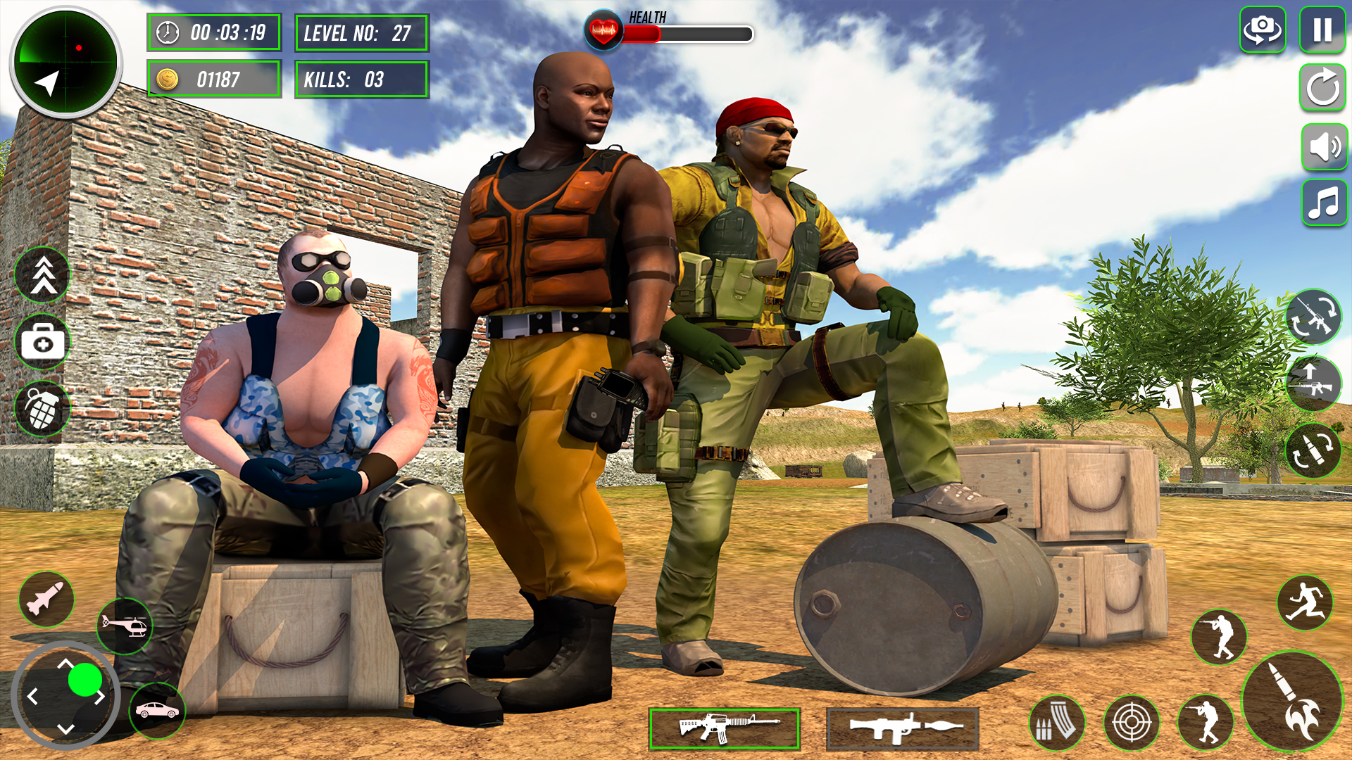 اسکرین شات 4 بازی Fps Gun Shooting Games 3d