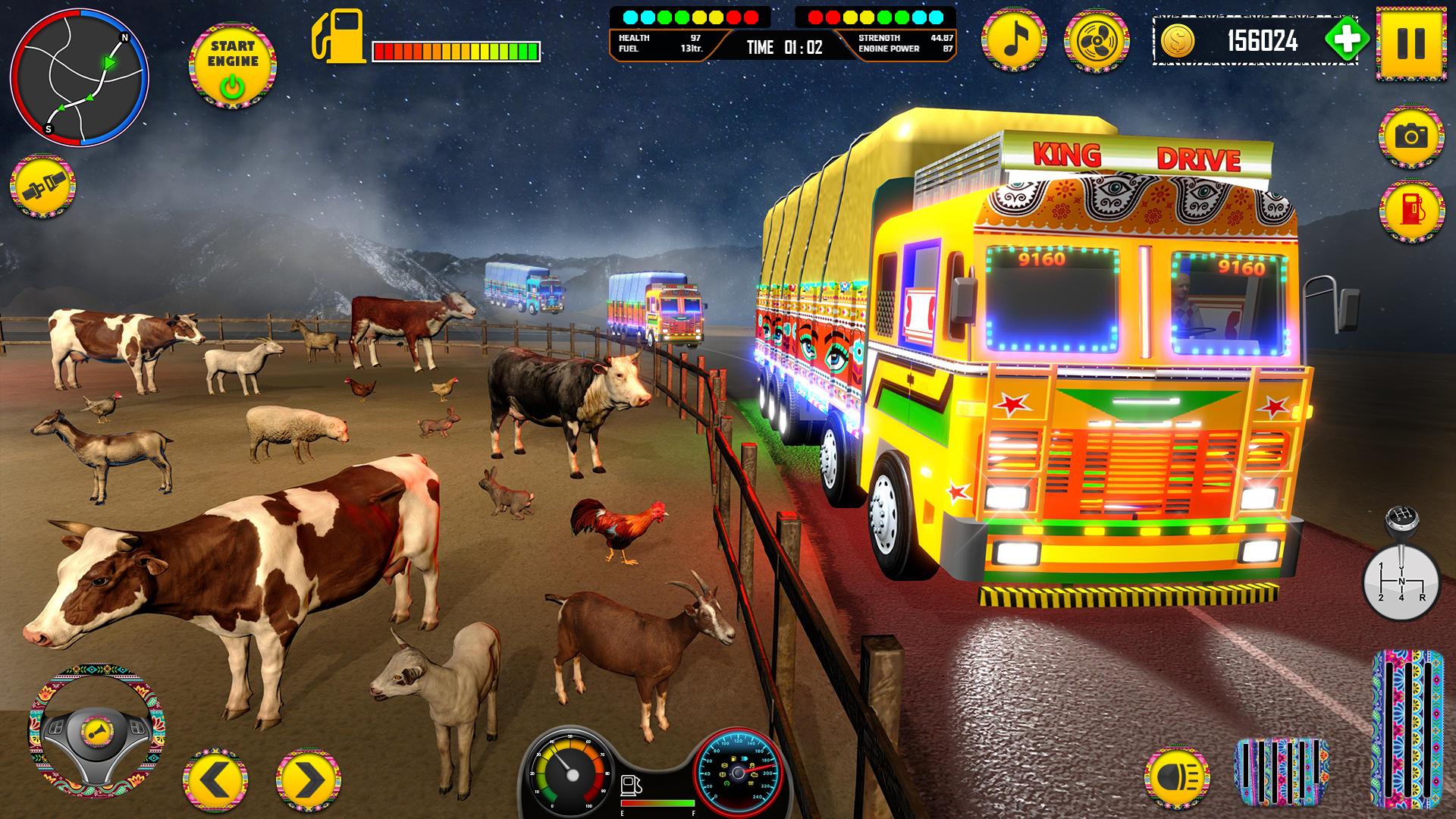 اسکرین شات 3 بازی Indian Truck Game 3D Simulator