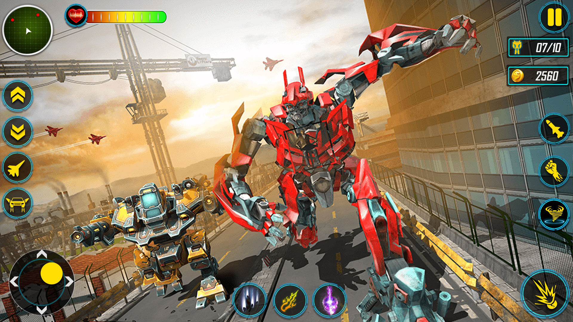اسکرین شات 3 بازی Multi Robot Car Transform Game