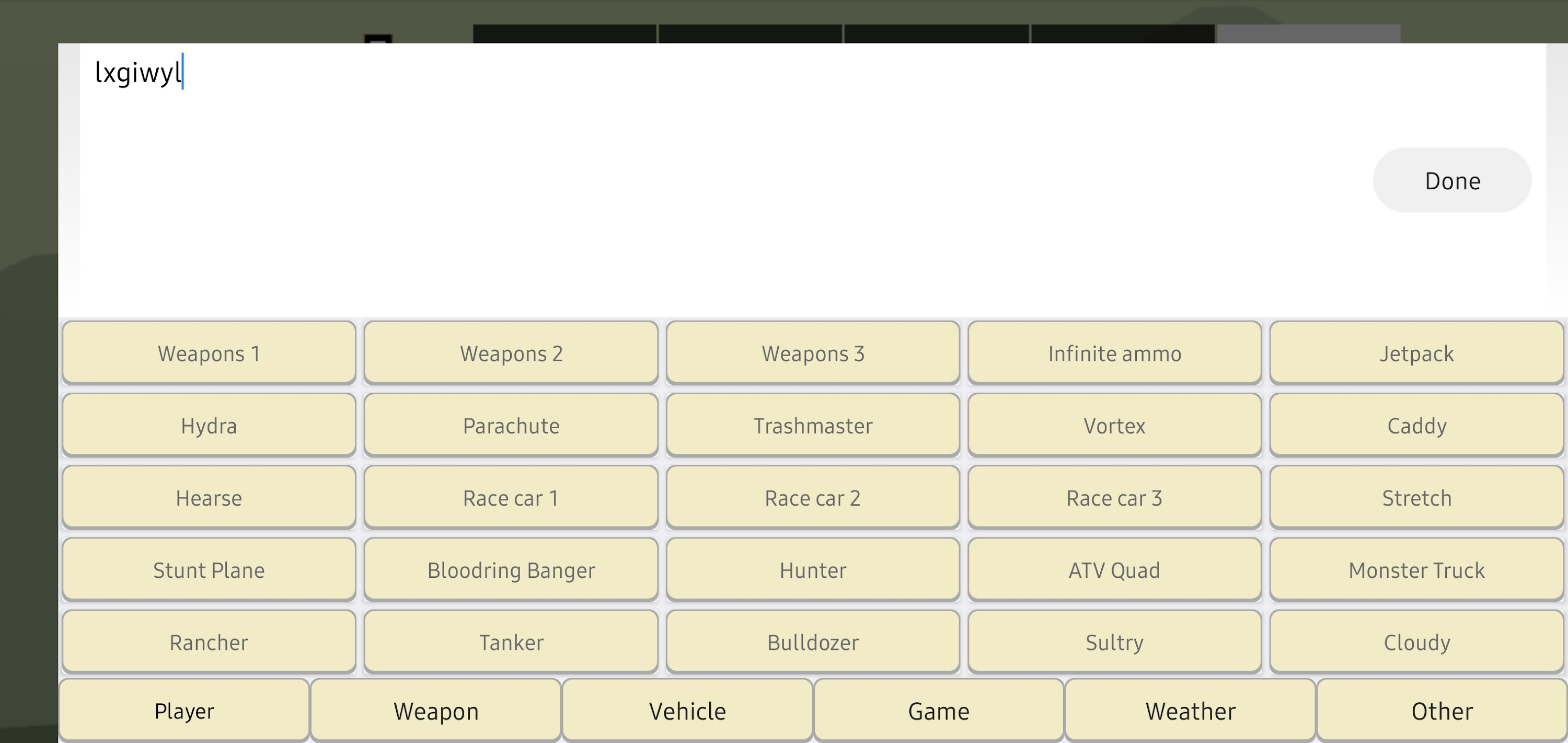 اسکرین شات 2 برنامه DE Cheat Keyboard