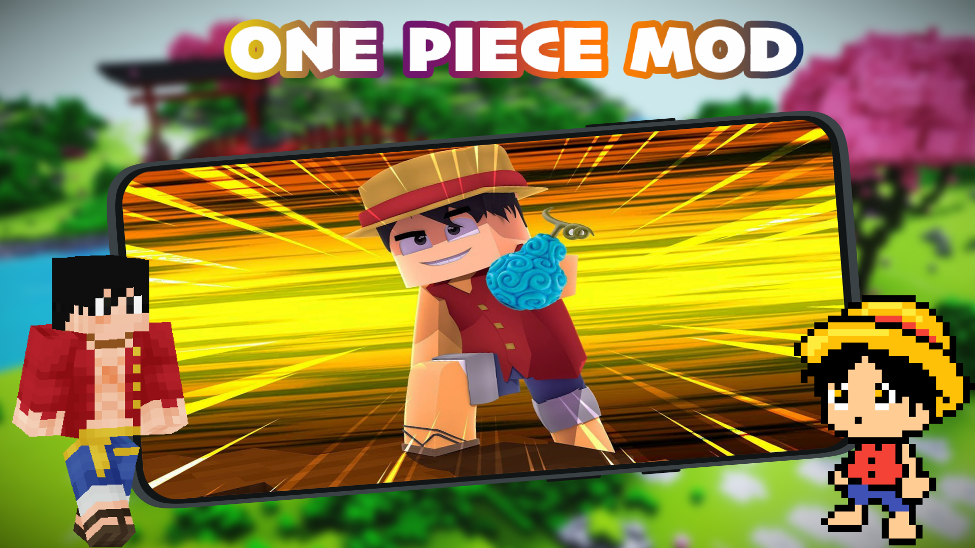 اسکرین شات 4 برنامه One Piece Mod For Minecraft PE