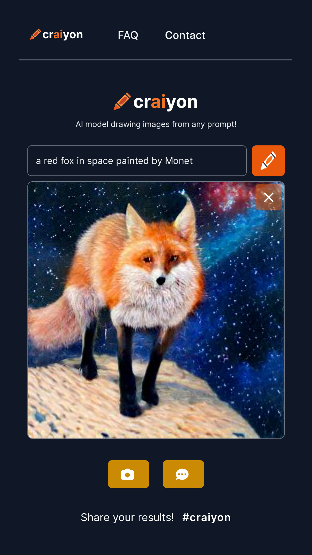 اسکرین شات 2 برنامه Craiyon - AI Image Generator