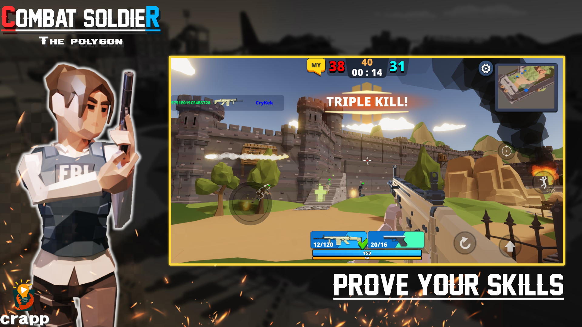 اسکرین شات 6 بازی Combat Soldier - The Polygon
