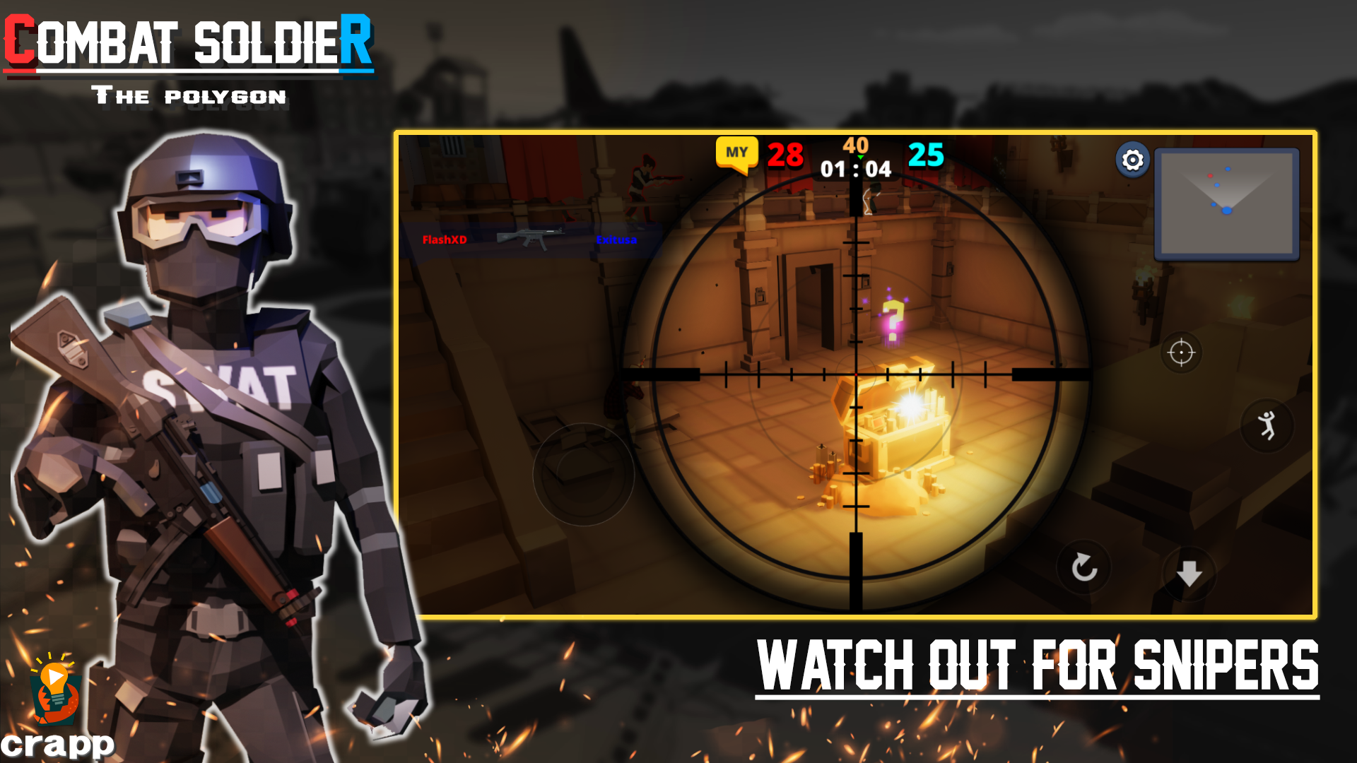 اسکرین شات 5 بازی Combat Soldier - The Polygon