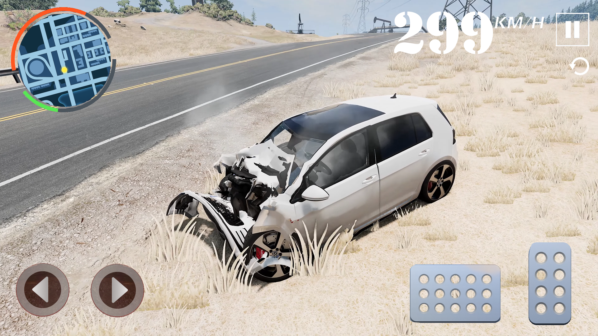اسکرین شات 3 بازی Crash Destroy Car Game 3D