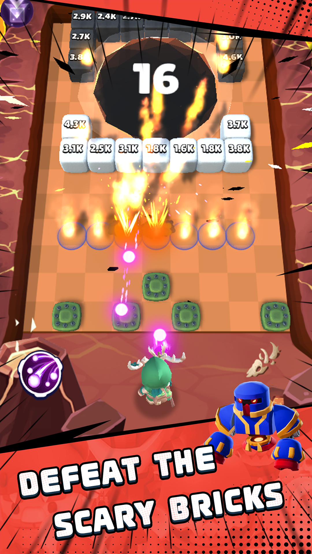 اسکرین شات 4 بازی Crazy Bricks Destroyer