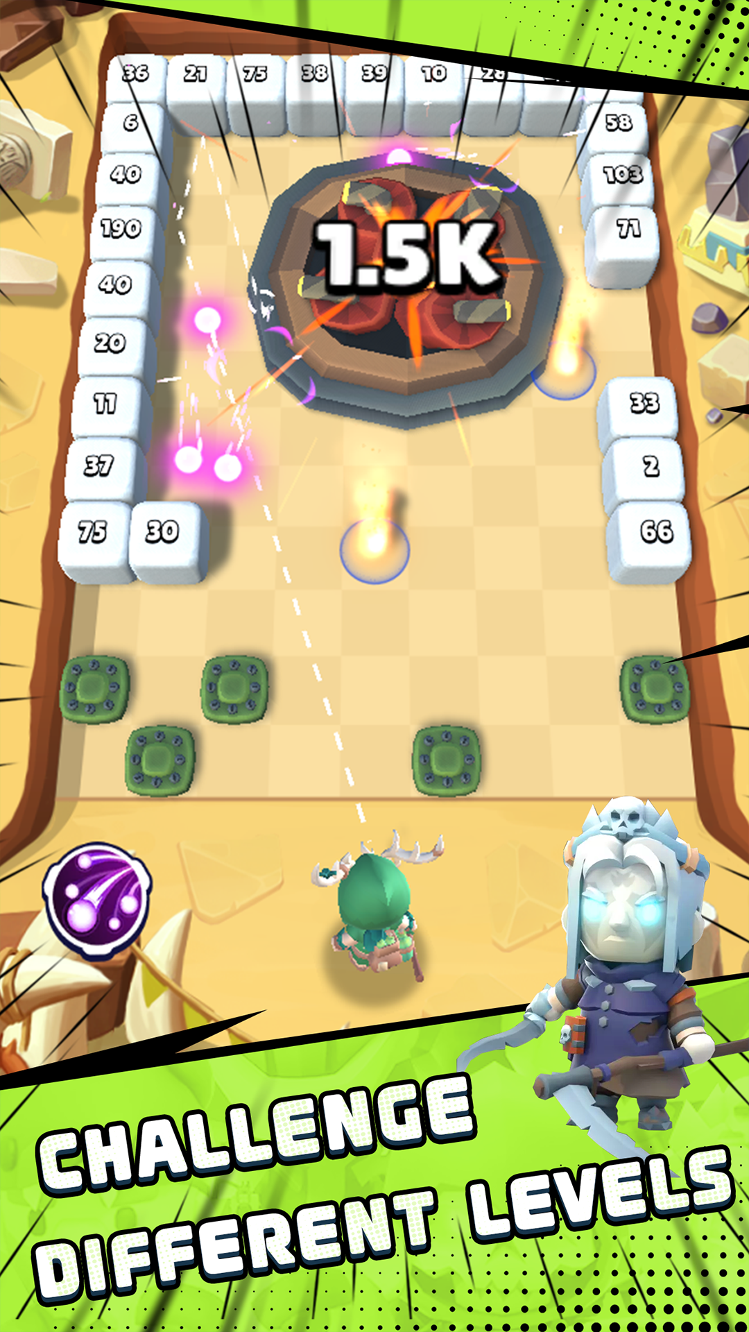 اسکرین شات 1 بازی Crazy Bricks Destroyer