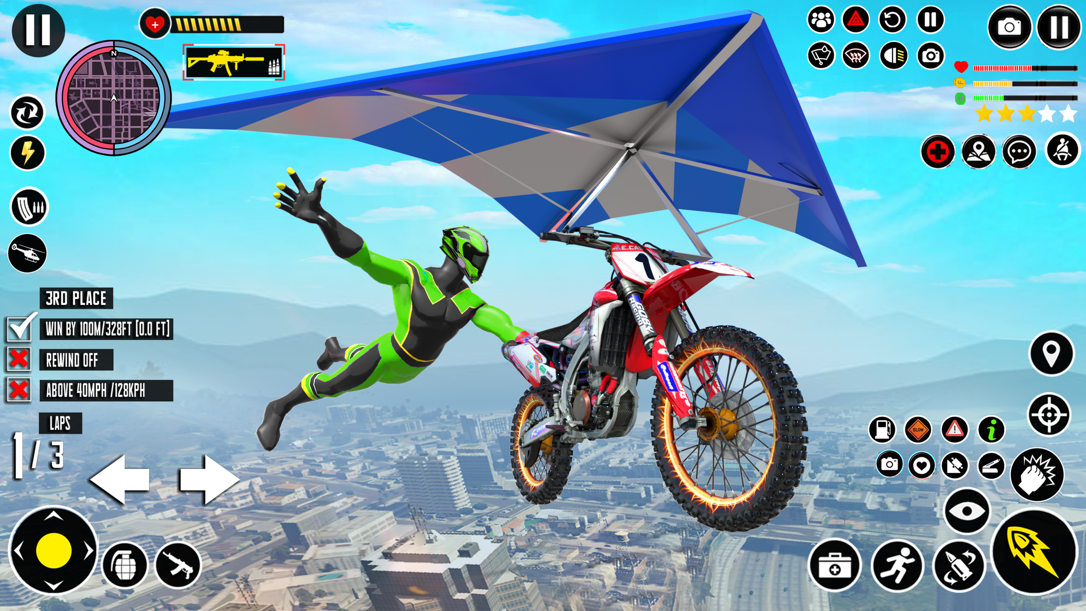 اسکرین شات 4 بازی GT Car Games: Ramp Car Stunts