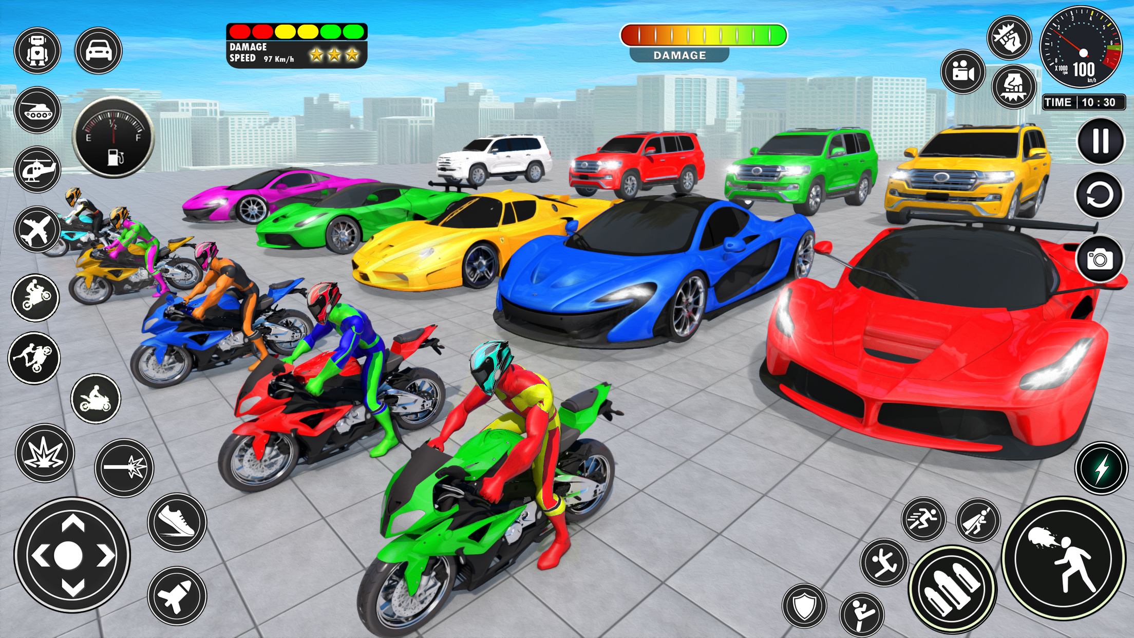 اسکرین شات 5 بازی GT Car Games: Ramp Car Stunts
