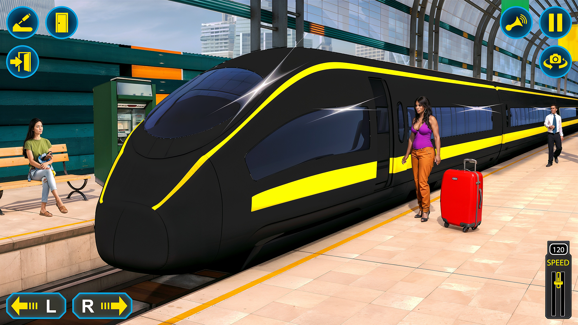 اسکرین شات 1 بازی City Train Driving Simulator