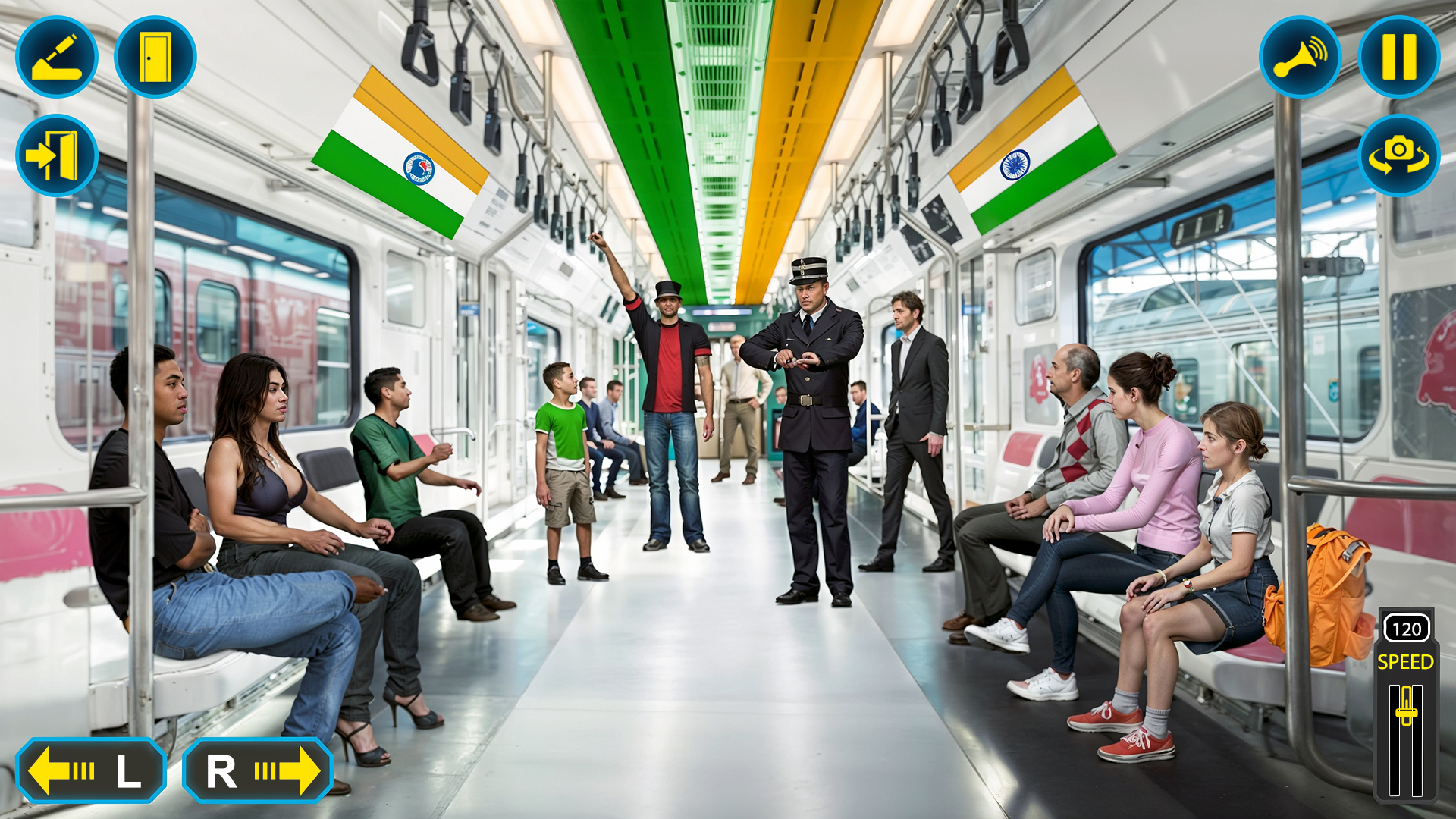 اسکرین شات 4 بازی City Train Driving Simulator