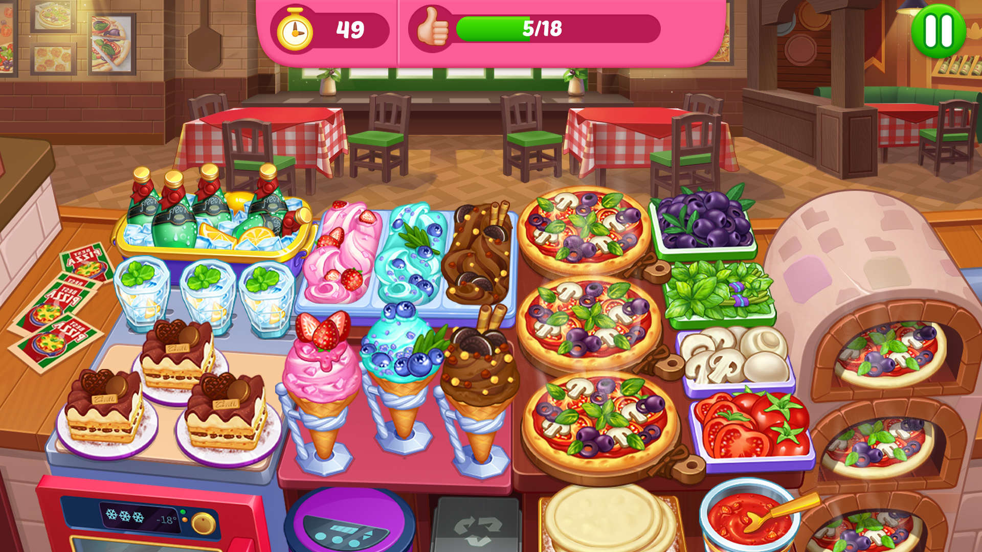 اسکرین شات 2 بازی Cooking Diner: Chef Game