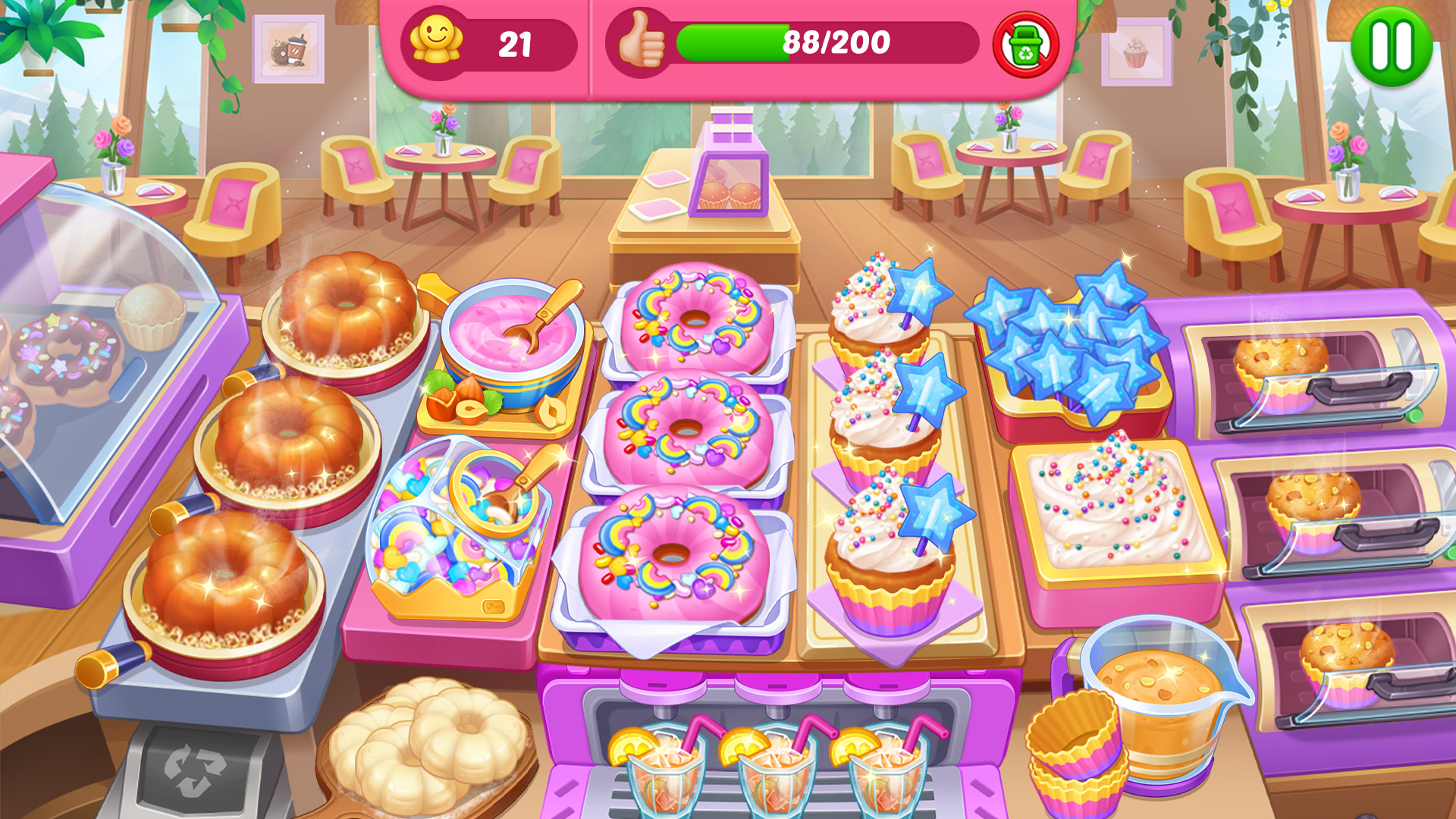 اسکرین شات 5 بازی Cooking Diner: Chef Game