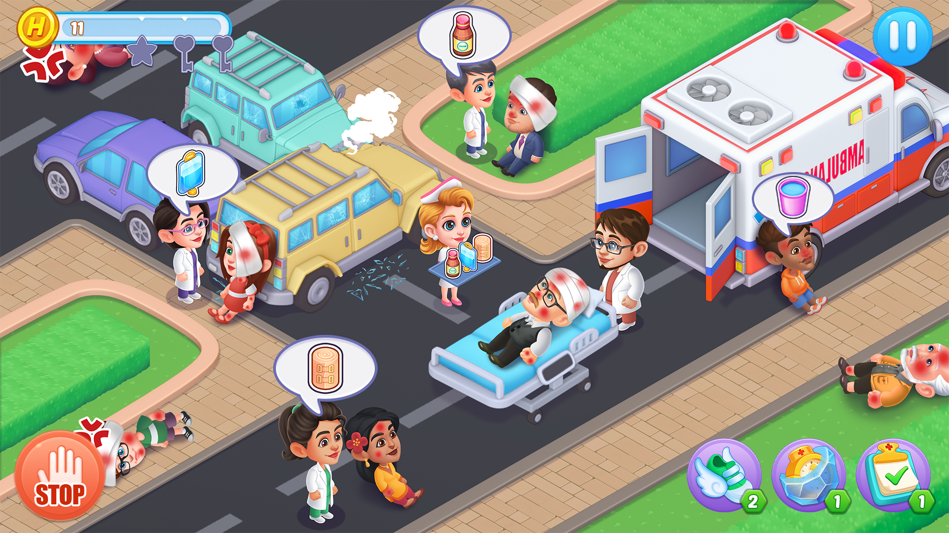 اسکرین شات 3 بازی Hospital Rush: Doctor ASMR