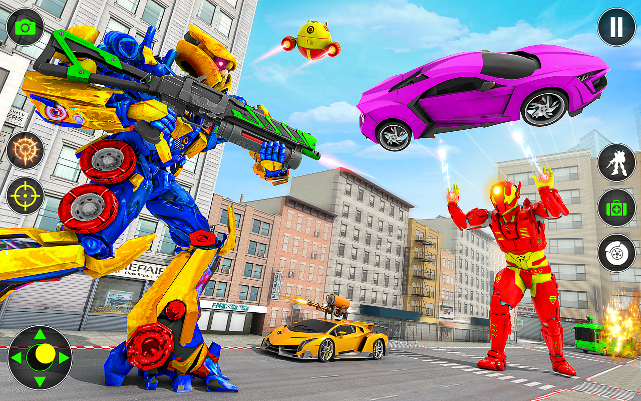 اسکرین شات 8 بازی Multi Robot Car Transform Game