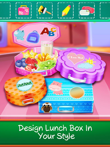 اسکرین شات 4 بازی School Lunch Food Maker!