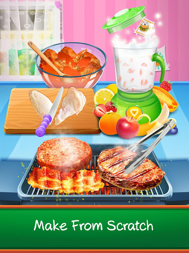 اسکرین شات 2 بازی School Lunch Food Maker!