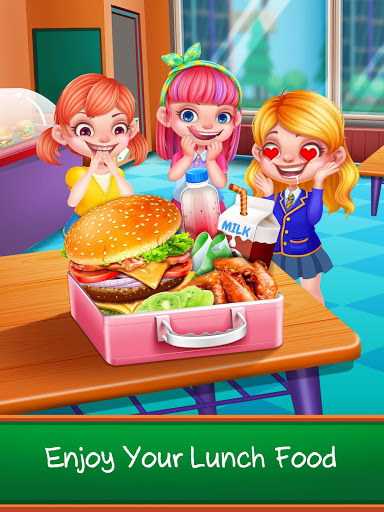 اسکرین شات 5 بازی School Lunch Food Maker!