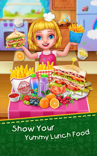 اسکرین شات 2 بازی School Lunch Food Maker 2