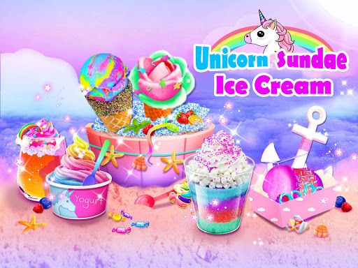 اسکرین شات 5 بازی Unicorn Ice Cream Sundae - Ice Desserts Maker